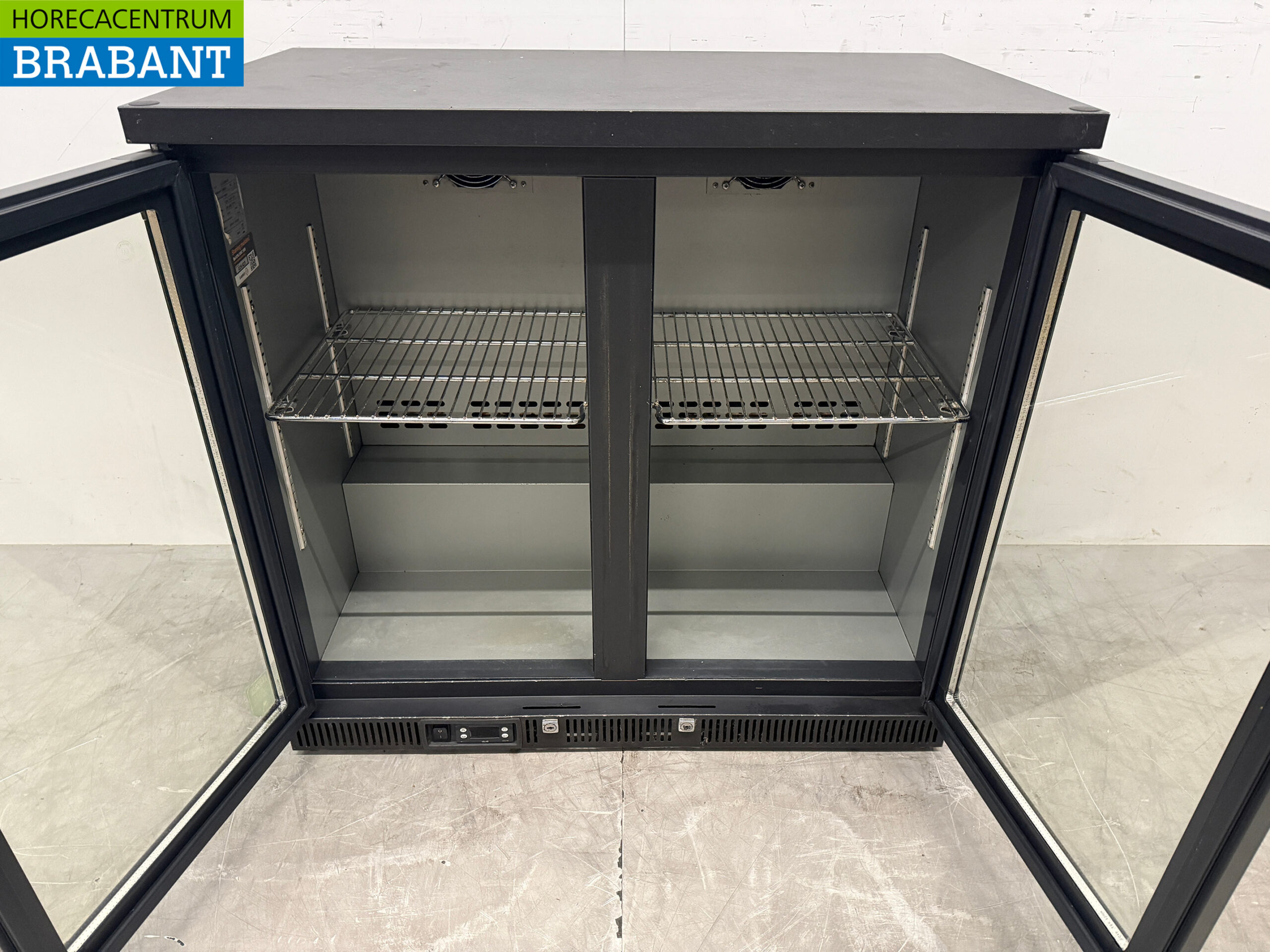 Gamko Bar Cooler 2 portes battantes en verre 90 cm 230V Horeca – Image 4