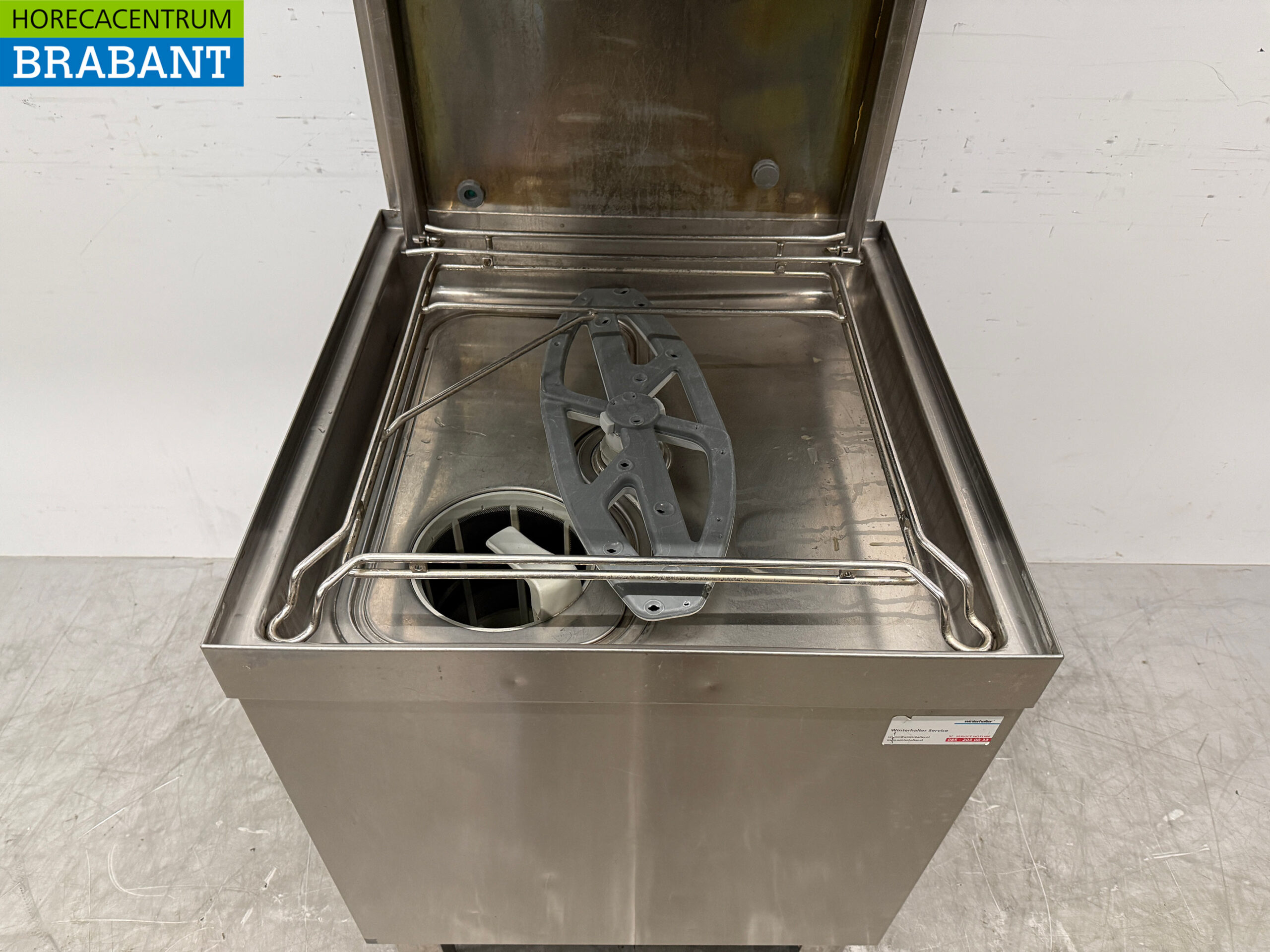 Lave-vaisselle à passage Winterhalter en acier inoxydable avec pompe de vidange 400V Horeca – Image 5