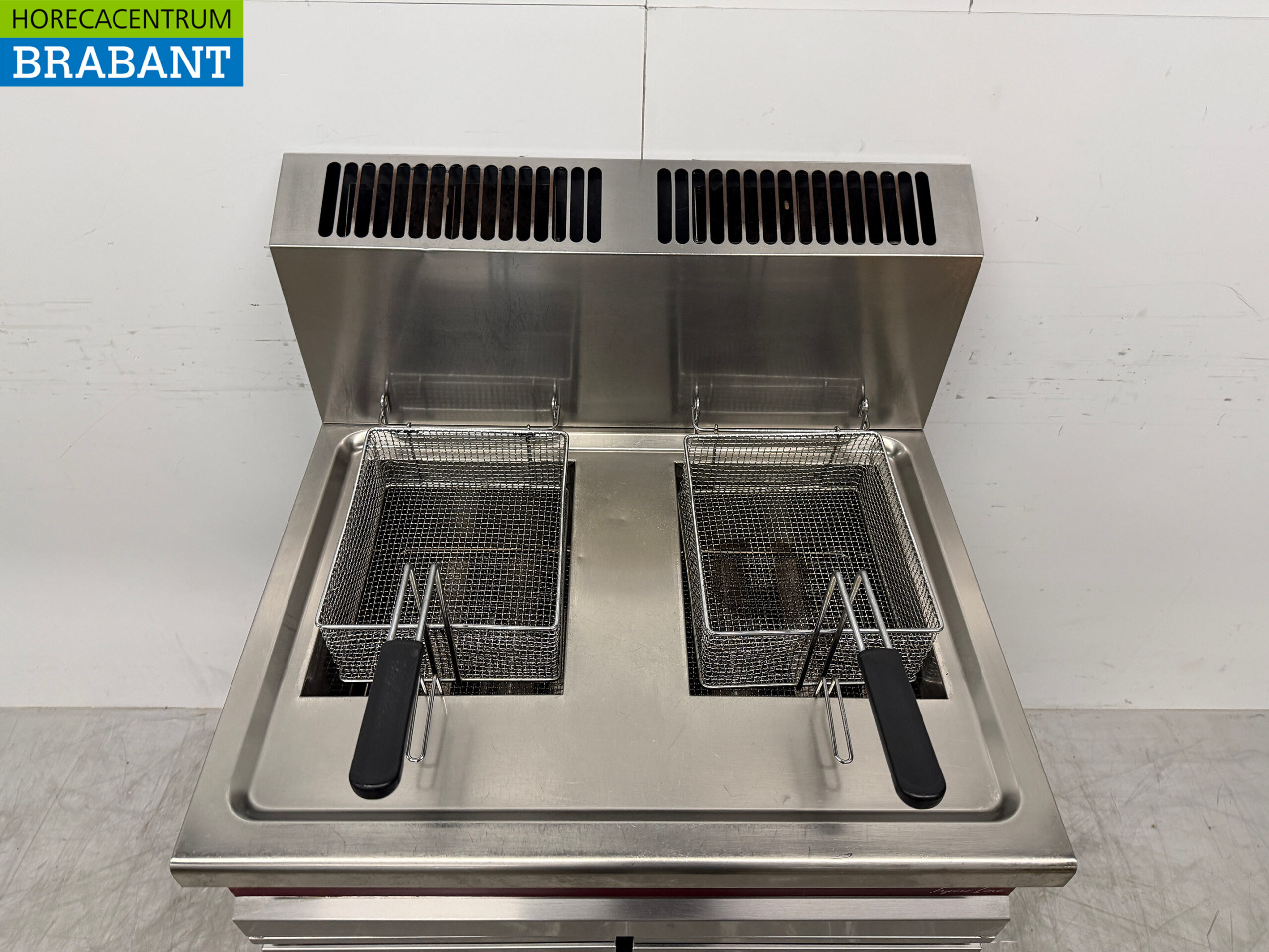 Friteuse double Diamond en acier inoxydable 2 x 15 litres GAS Catering – Image 4