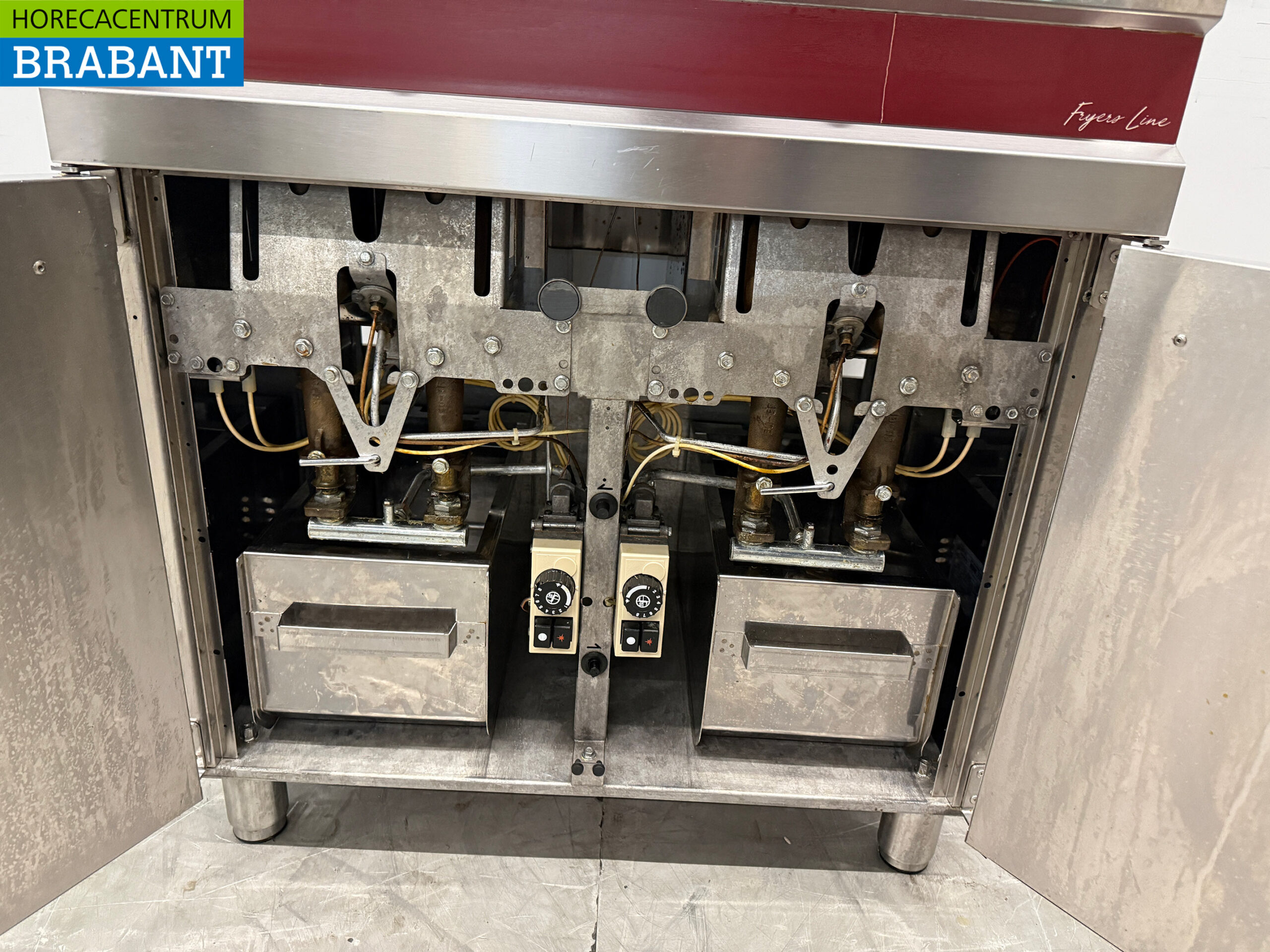 Friteuse double Diamond en acier inoxydable 2 x 15 litres GAS Catering – Image 5