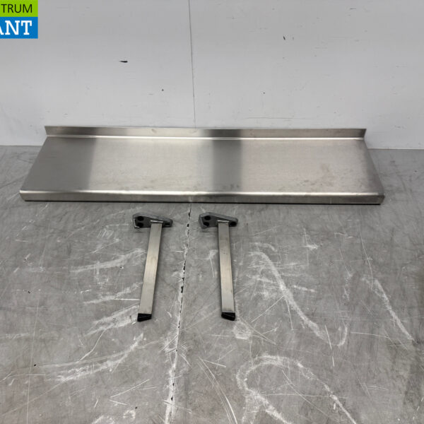 Etagère murale en acier inoxydable 140 x 35,5 cm Horeca