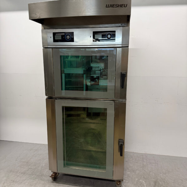 Four à air chaud Wiesheu en acier inoxydable four de magasin 15 x 60/40 cm 400V Horeca