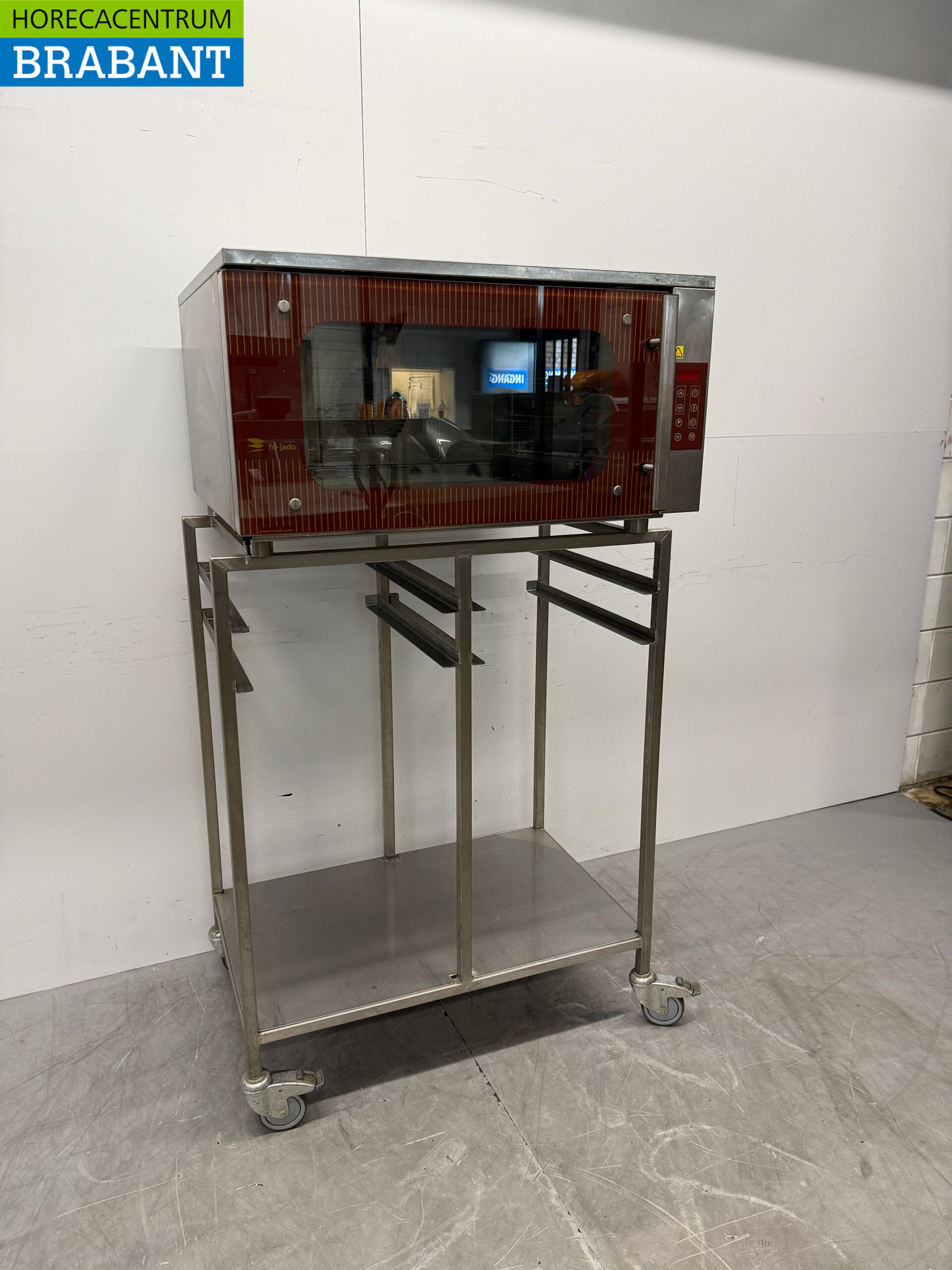 Four à air chaud Fri-Jado en acier inoxydable 3 x 60/40 cm 230V Horeca – Image 3