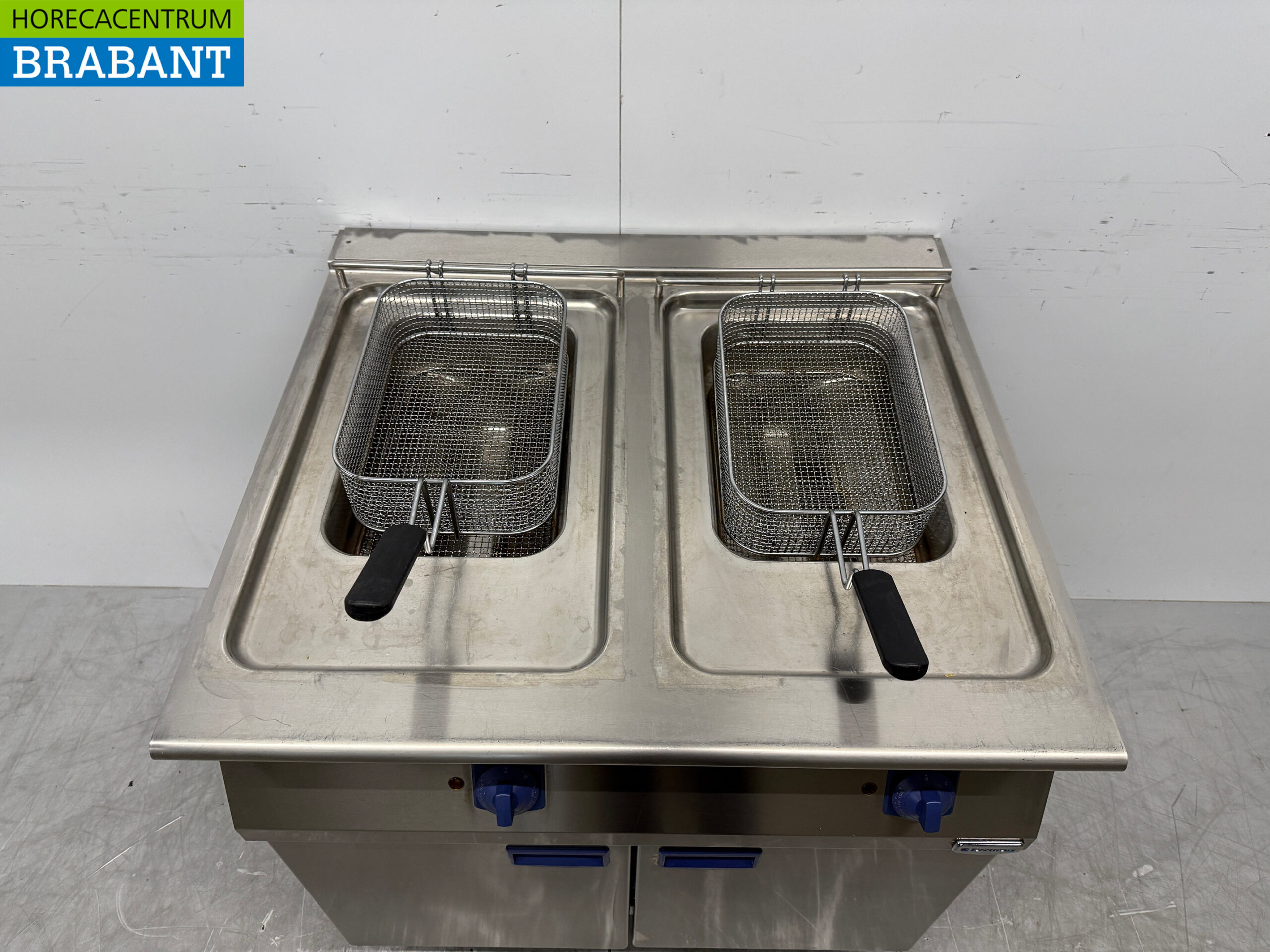 Friteuse double Electrolux en acier inoxydable 2 x 7 litres 80 cm 400V Horeca – Image 4