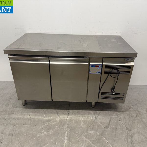 Acier inoxydable Gram Réfrigéré Comptoir 2 portes 136,5 cm 230V Horeca