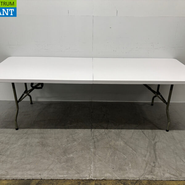 Table pliante en plastique Bolero 244 x 86 x 74 cm Restauration