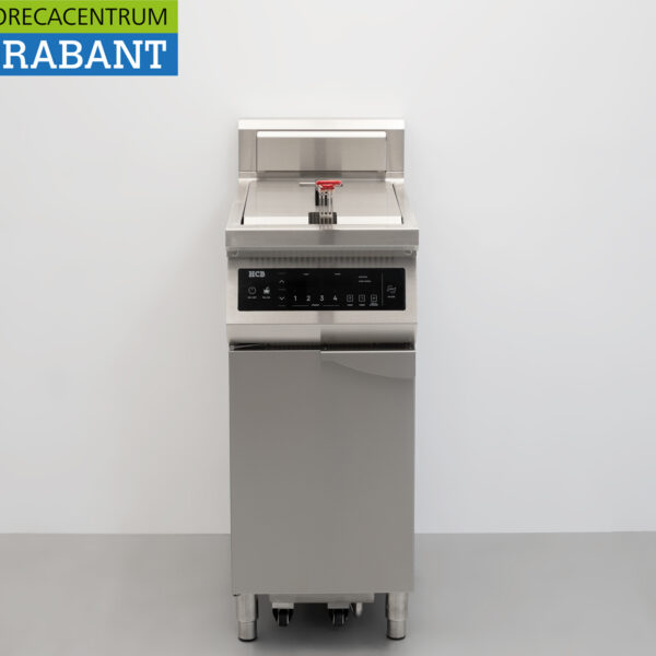 HCB Friteuse à induction en acier inoxydable avec système de filtrage des graisses 20 litres 400V Horeca