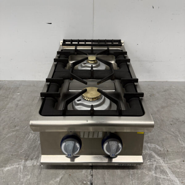 Plaque de cuisson Gico 2 feux en acier inoxydable 40 cm GAS Horeca
