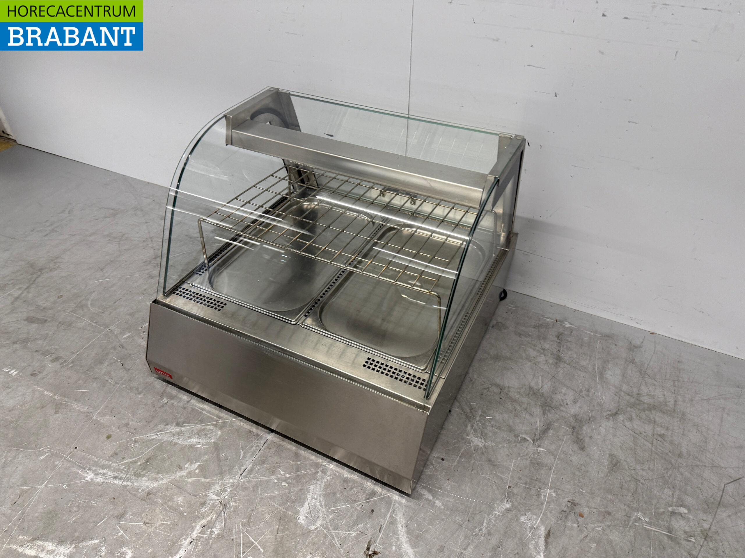 Vitrine Unis en acier inoxydable 2 x 1/1 GN 230V Horeca – Image 2