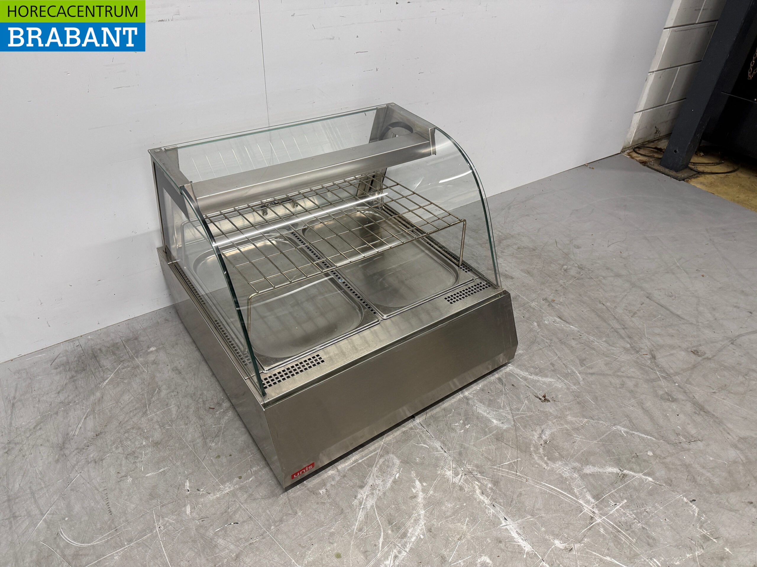 Vitrine Unis en acier inoxydable 2 x 1/1 GN 230V Horeca – Image 3