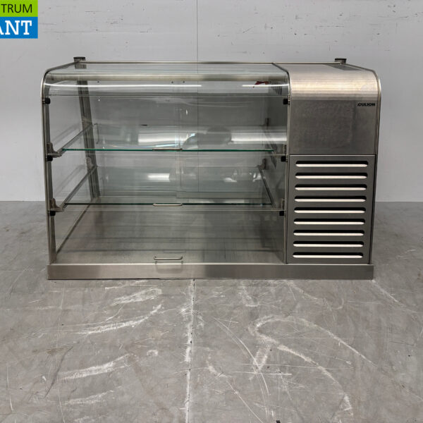 Vitrine Culion en acier inoxydable 3 volets 116 cm 230V Horeca