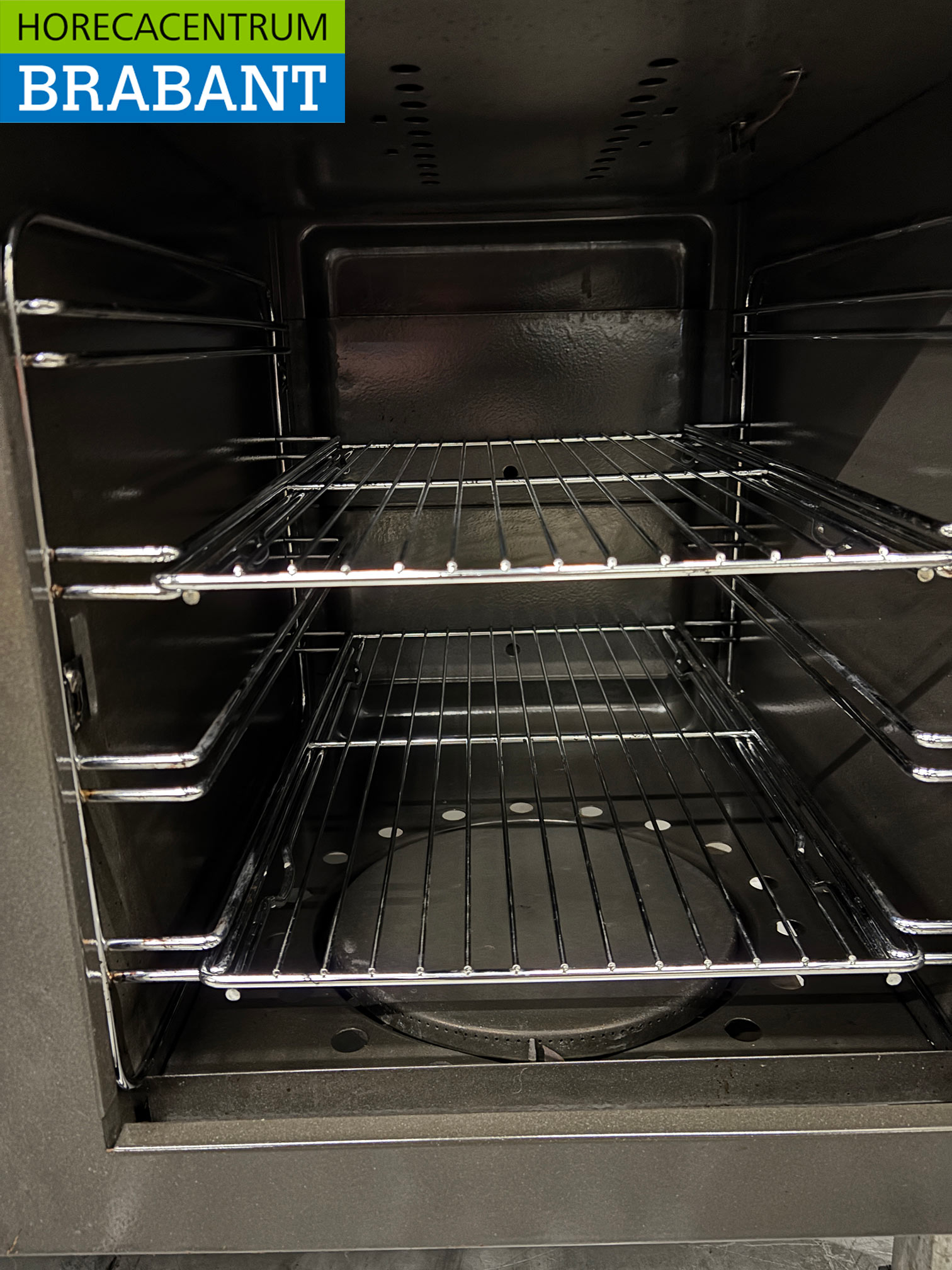 Plaque de cuisson Atag en acier inoxydable à 6 feux avec plaque de cuisson et double four 6 x 1/1 GN GAS 105 cm Horeca – Image 5
