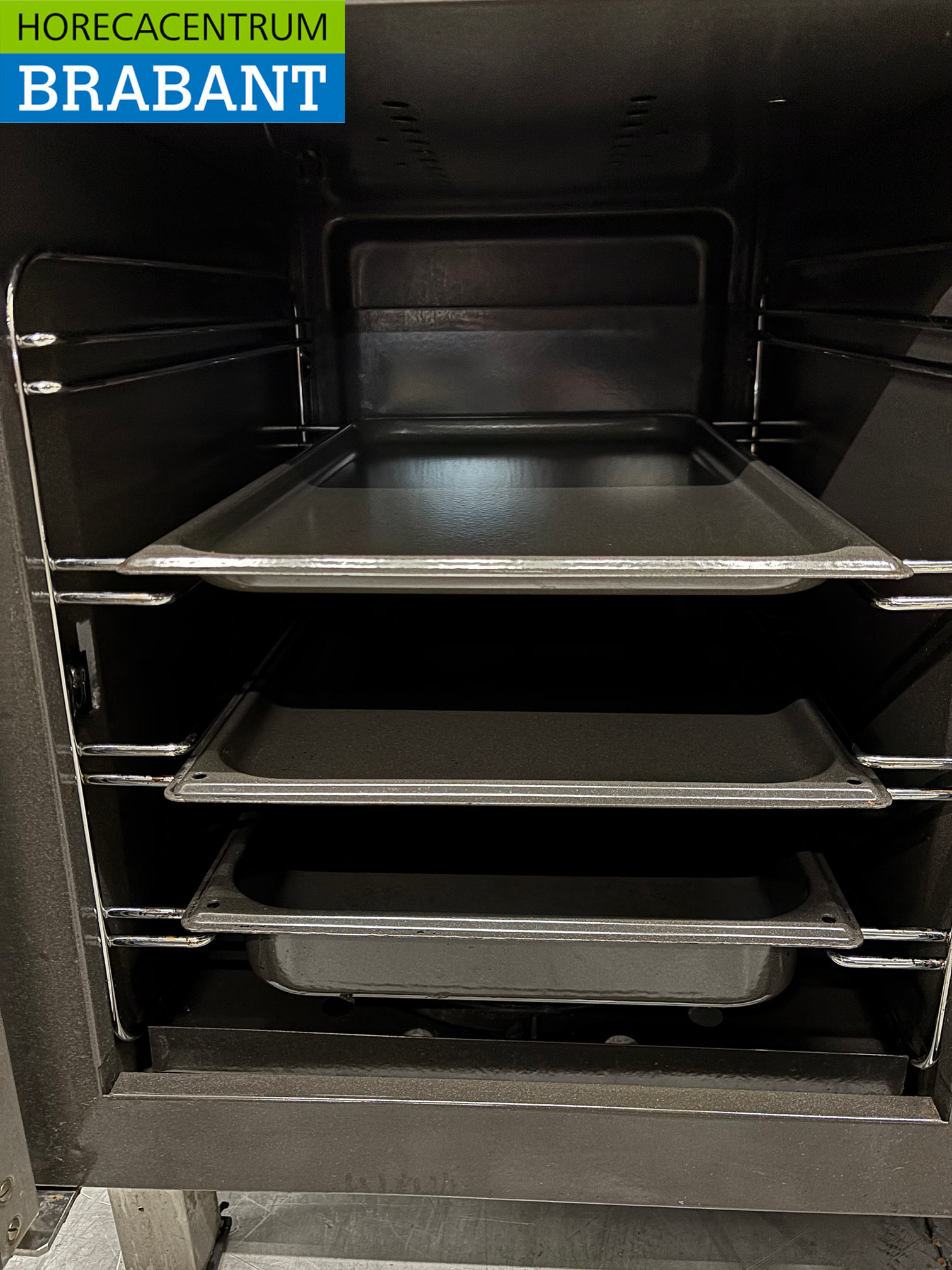 Plaque de cuisson Atag en acier inoxydable à 6 feux avec plaque de cuisson et double four 6 x 1/1 GN GAS 105 cm Horeca – Image 6