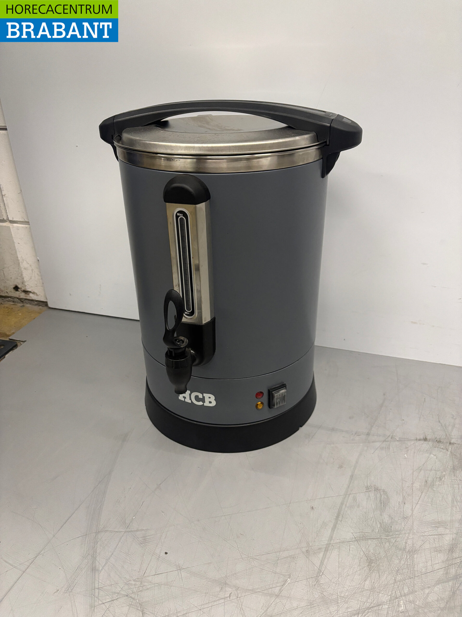 Machine à café percolateur à double paroi en acier inoxydable 14,3 litres 95 tasses 230V Horeca – Image 2