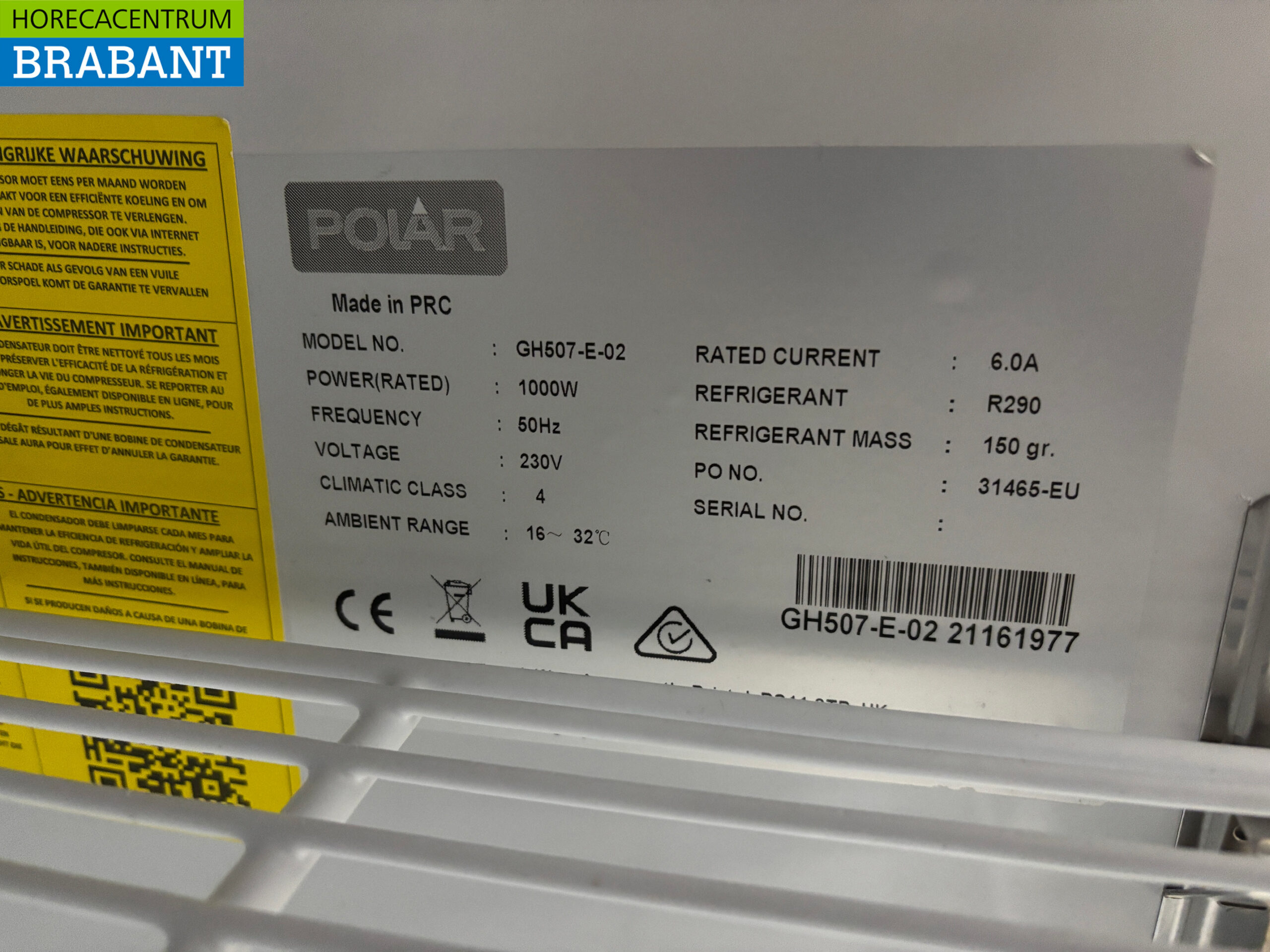 Polar Armoire de congélation à portes vitrées Armoire de congélation à portes vitrées 920 litres 230V Horeca – Image 5