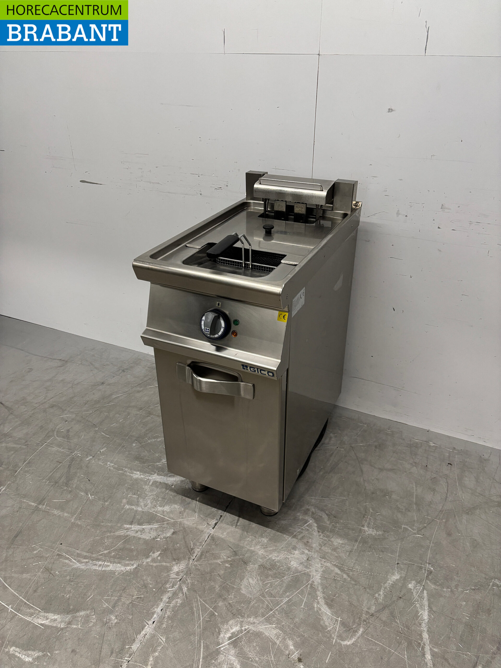 Friteuse Gico en acier inoxydable 12 litres 400V Horeca – Image 2