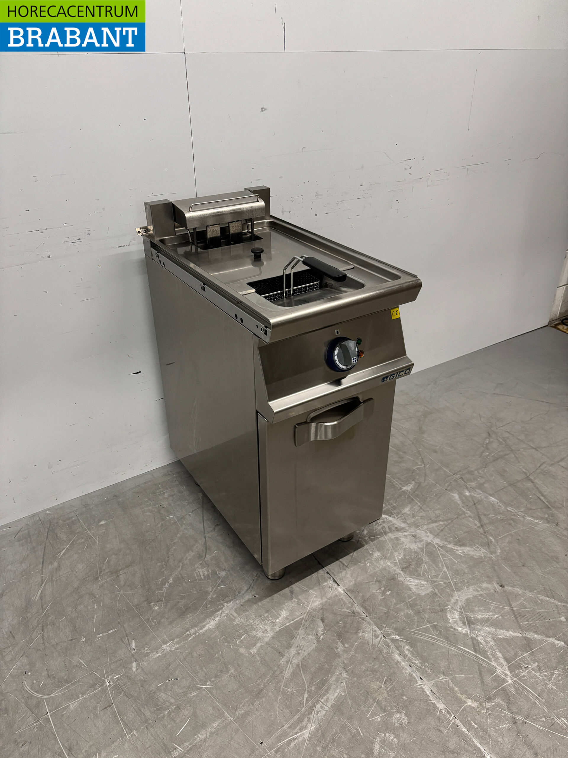 Friteuse Gico en acier inoxydable 12 litres 400V Horeca – Image 3
