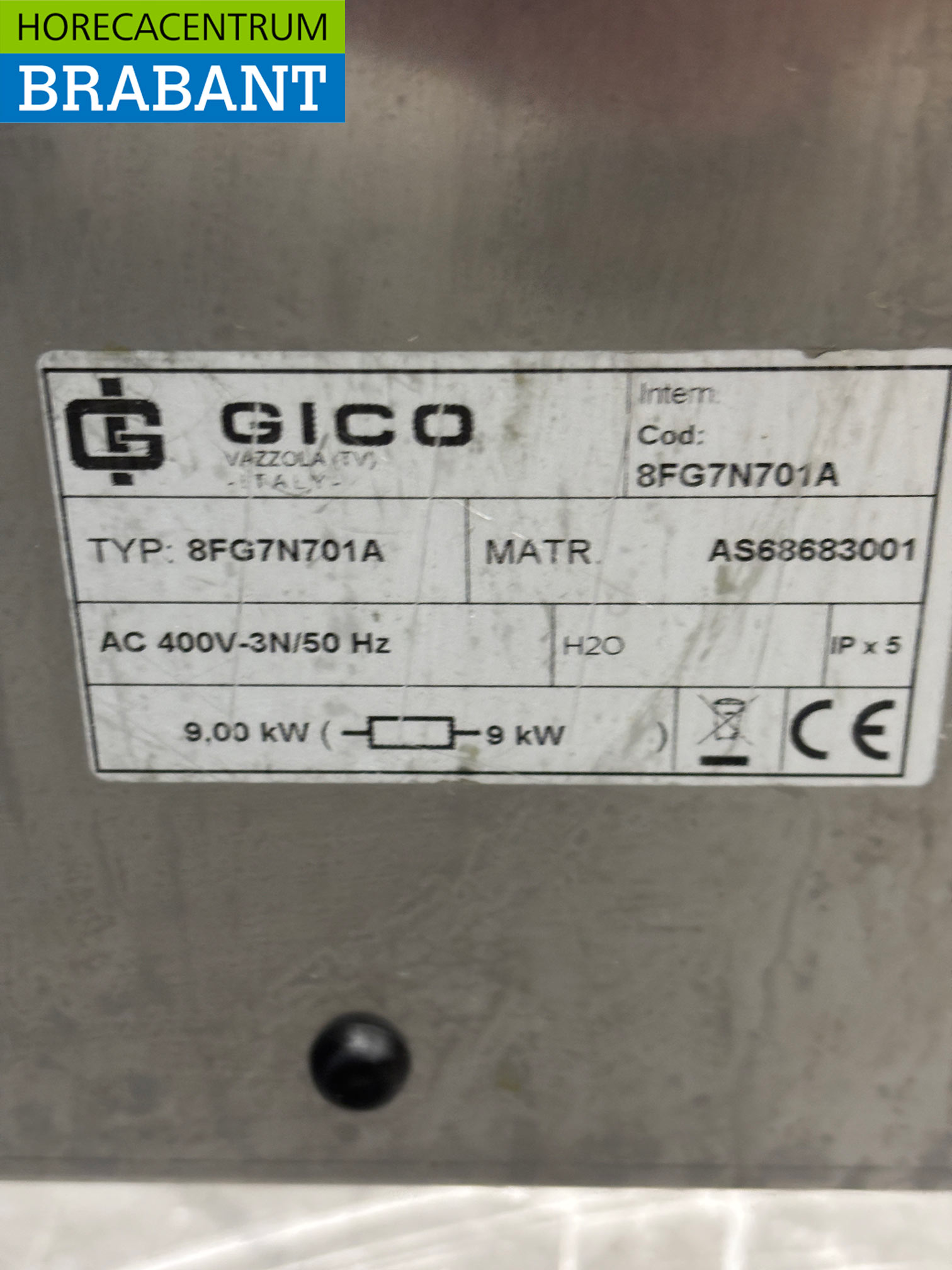 Friteuse Gico en acier inoxydable 12 litres 400V Horeca – Image 6