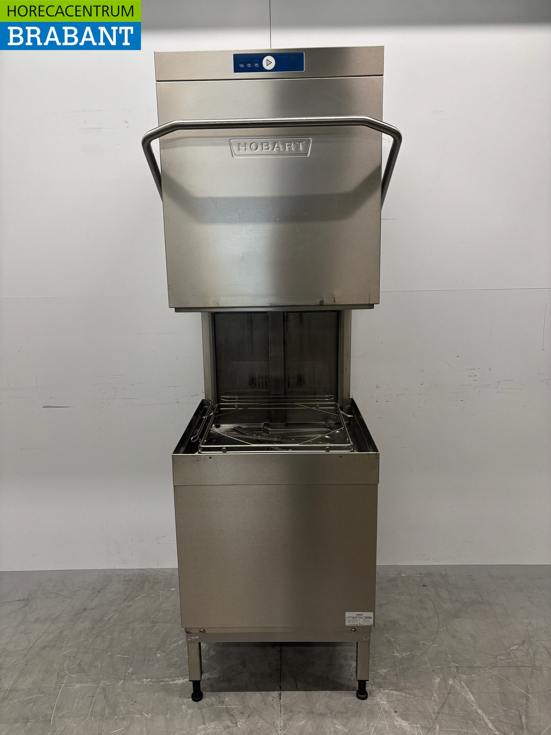Lave-vaisselle à passage Hobart AMX-10 en acier inoxydable avec pompe de vidange 400V Horeca – Image 4