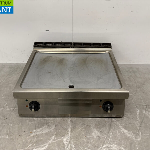 Plaque de cuisson Zanussi Smooth en acier inoxydable 80 cm 400V Horeca