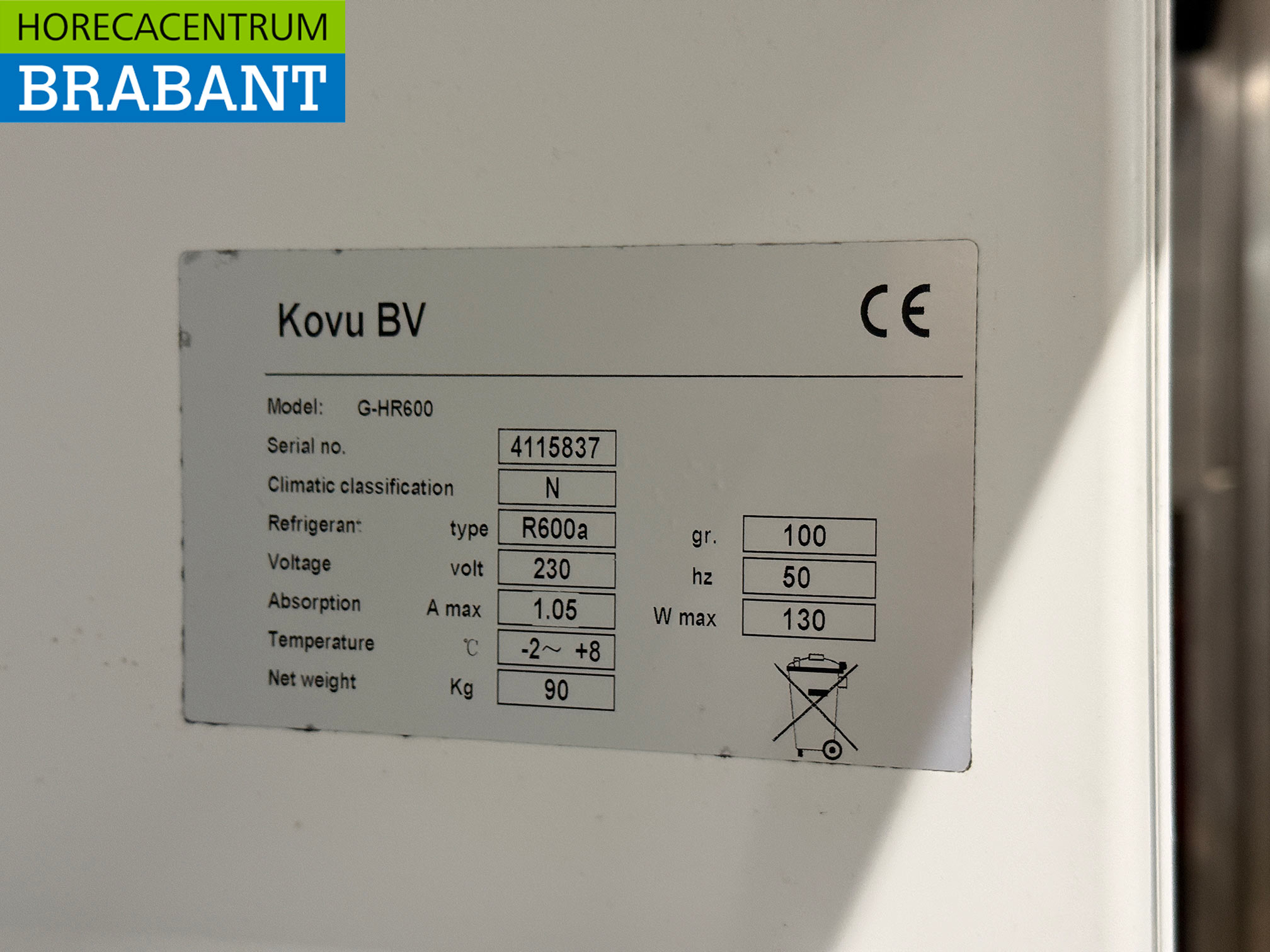 Groenland Réfrigération 620 litres 230V Horeca – Image 5