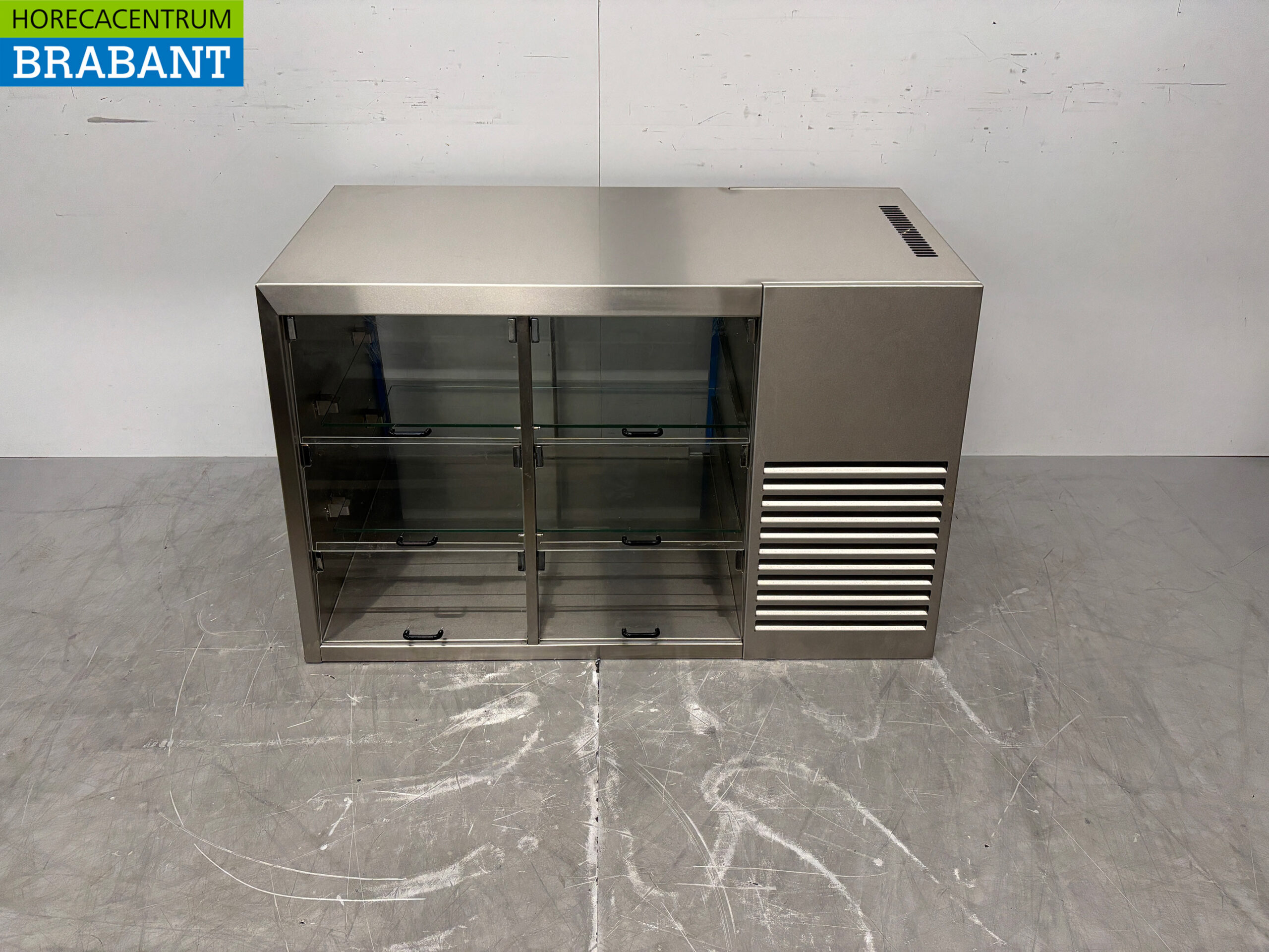 Armoire réfrigérante Groku en acier inoxydable 6 volets 120 cm 230V Horeca