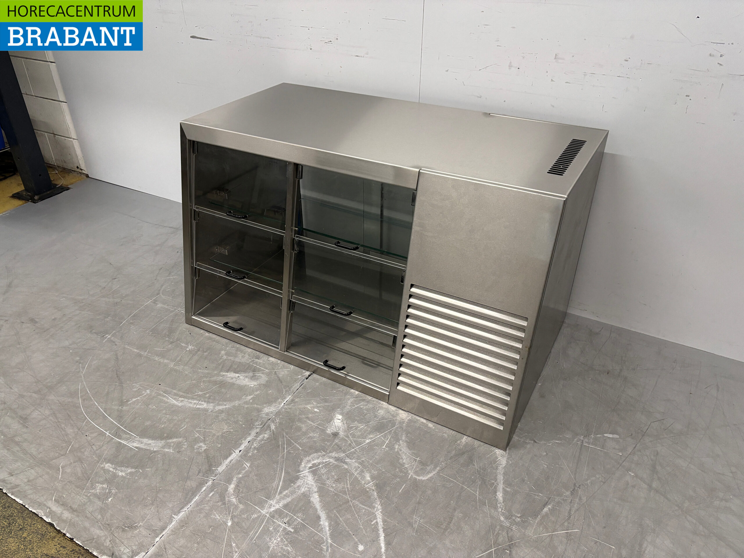 Armoire réfrigérante Groku en acier inoxydable 6 volets 120 cm 230V Horeca – Image 2