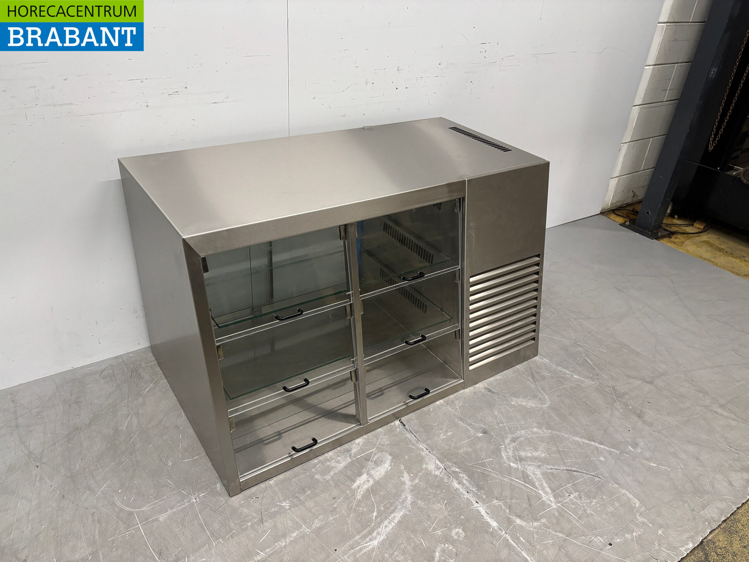 Armoire réfrigérante Groku en acier inoxydable 6 volets 120 cm 230V Horeca – Image 3