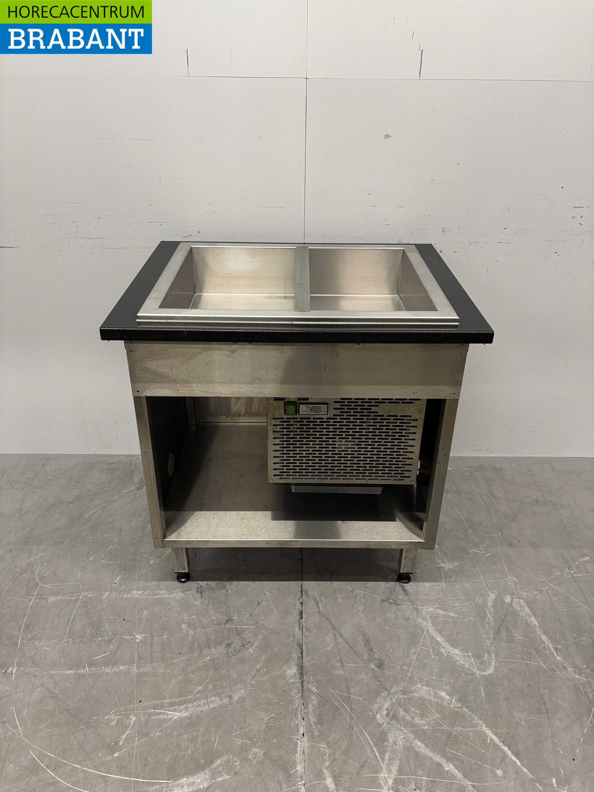 Saladiere Koelbak en acier inoxydable 2 x 1/1 GN 86,5 cm 230V Horeca