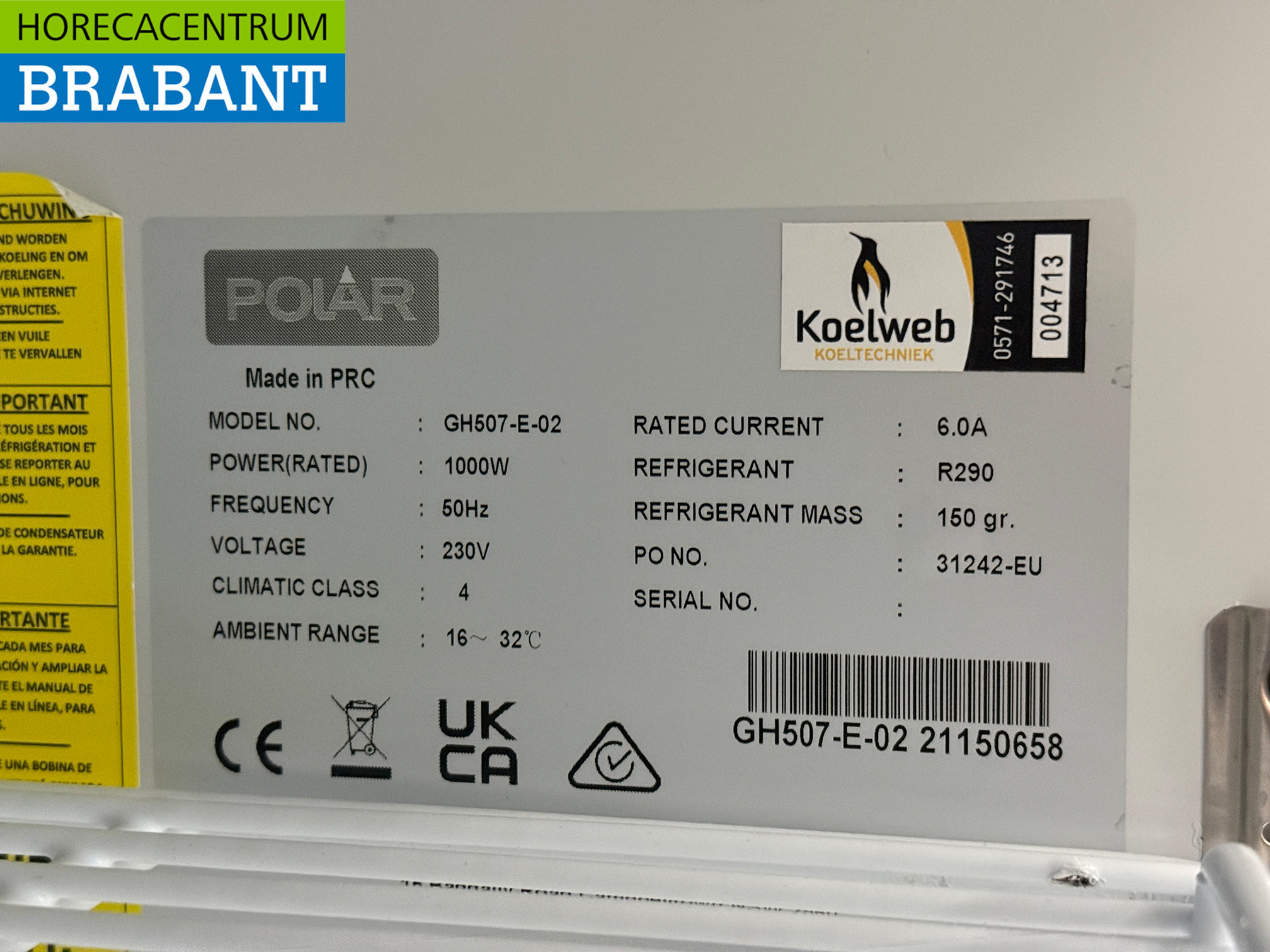 Polar Armoire de congélation à portes vitrées Armoire de congélation à portes vitrées 920 litres 230V Horeca – Image 5