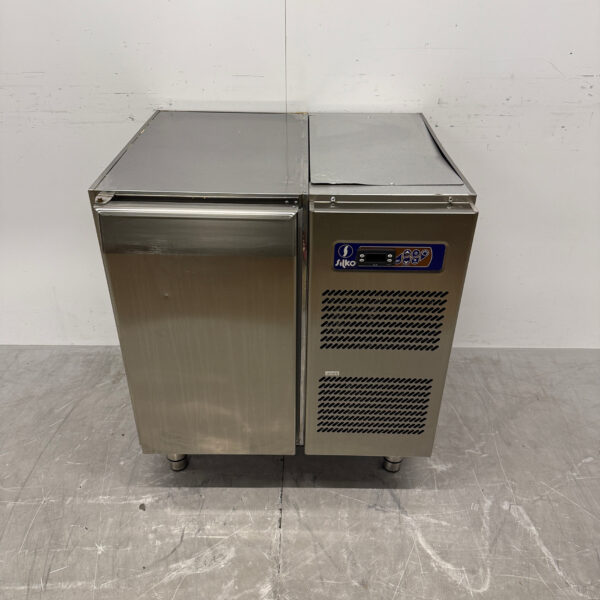 Établi réfrigéré Silko en acier inoxydable 1 porte 76 cm 230V Horeca