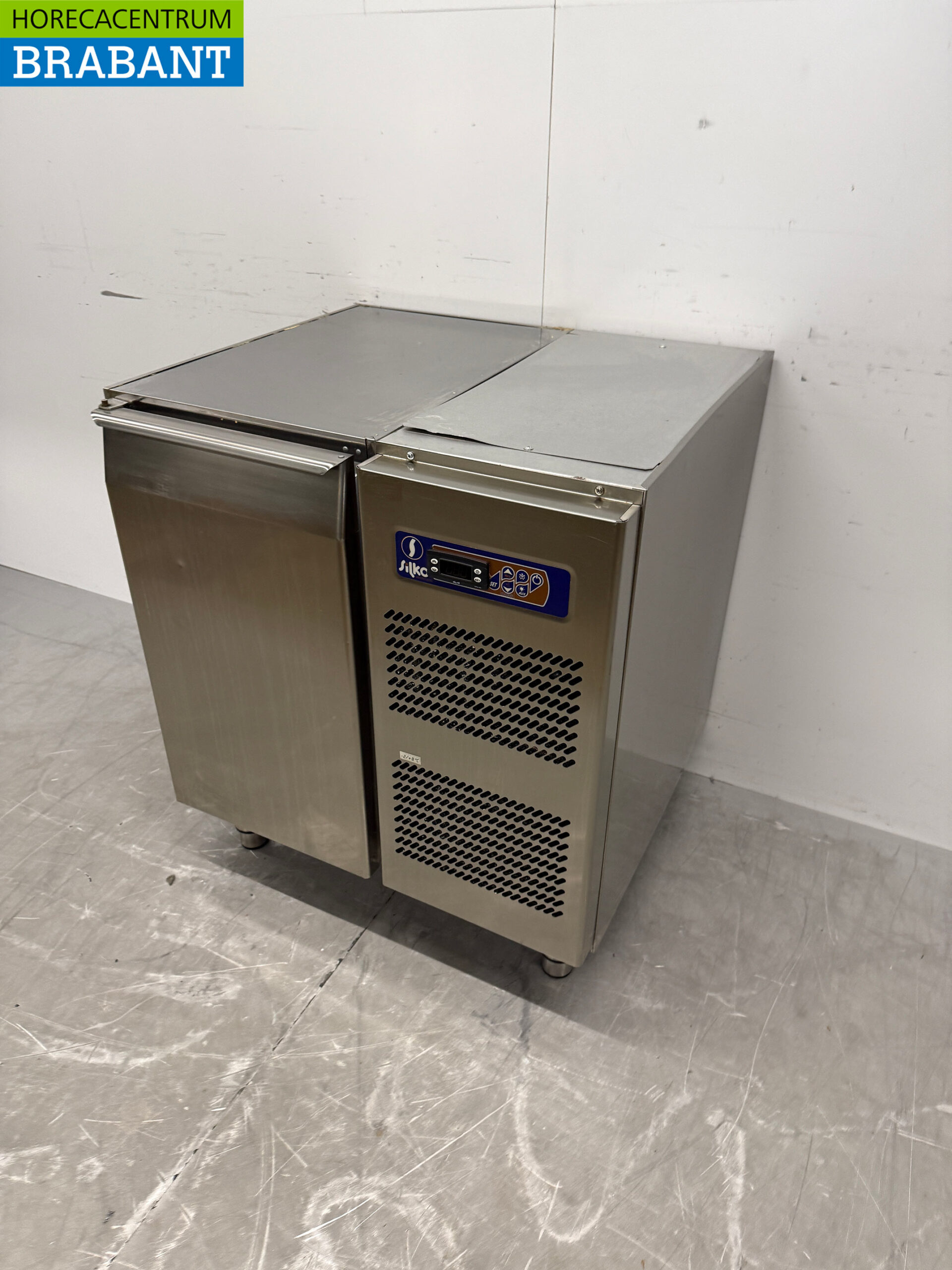 Établi réfrigéré Silko en acier inoxydable 1 porte 76 cm 230V Horeca – Image 2