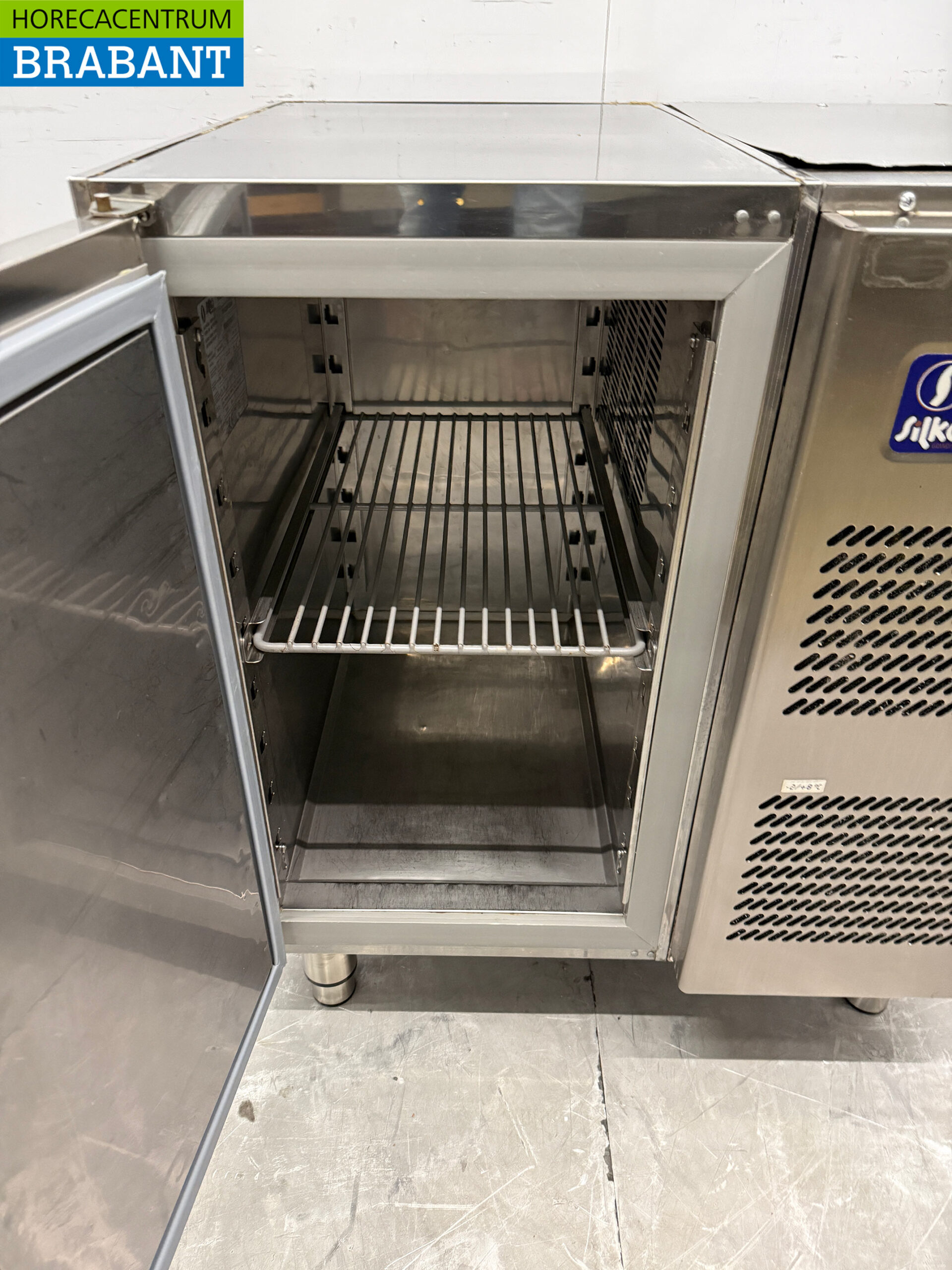 Établi réfrigéré Silko en acier inoxydable 1 porte 76 cm 230V Horeca – Image 4