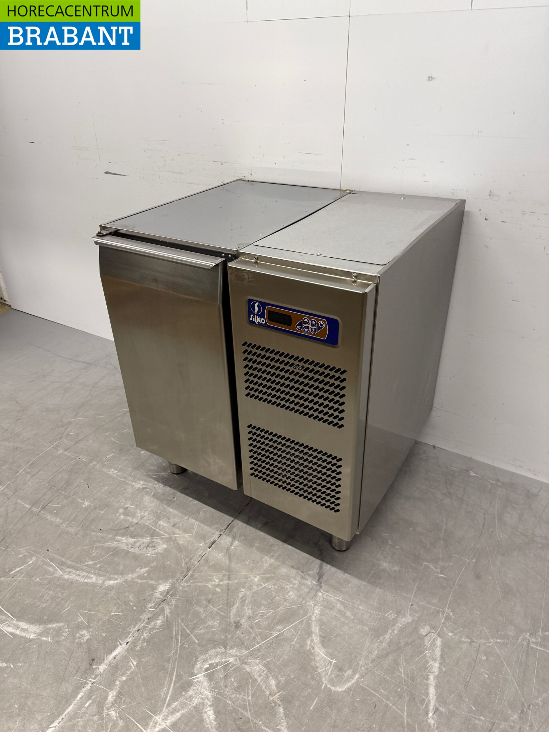 Établi réfrigéré Silko en acier inoxydable 1 porte 76 cm 230V Horeca – Image 2