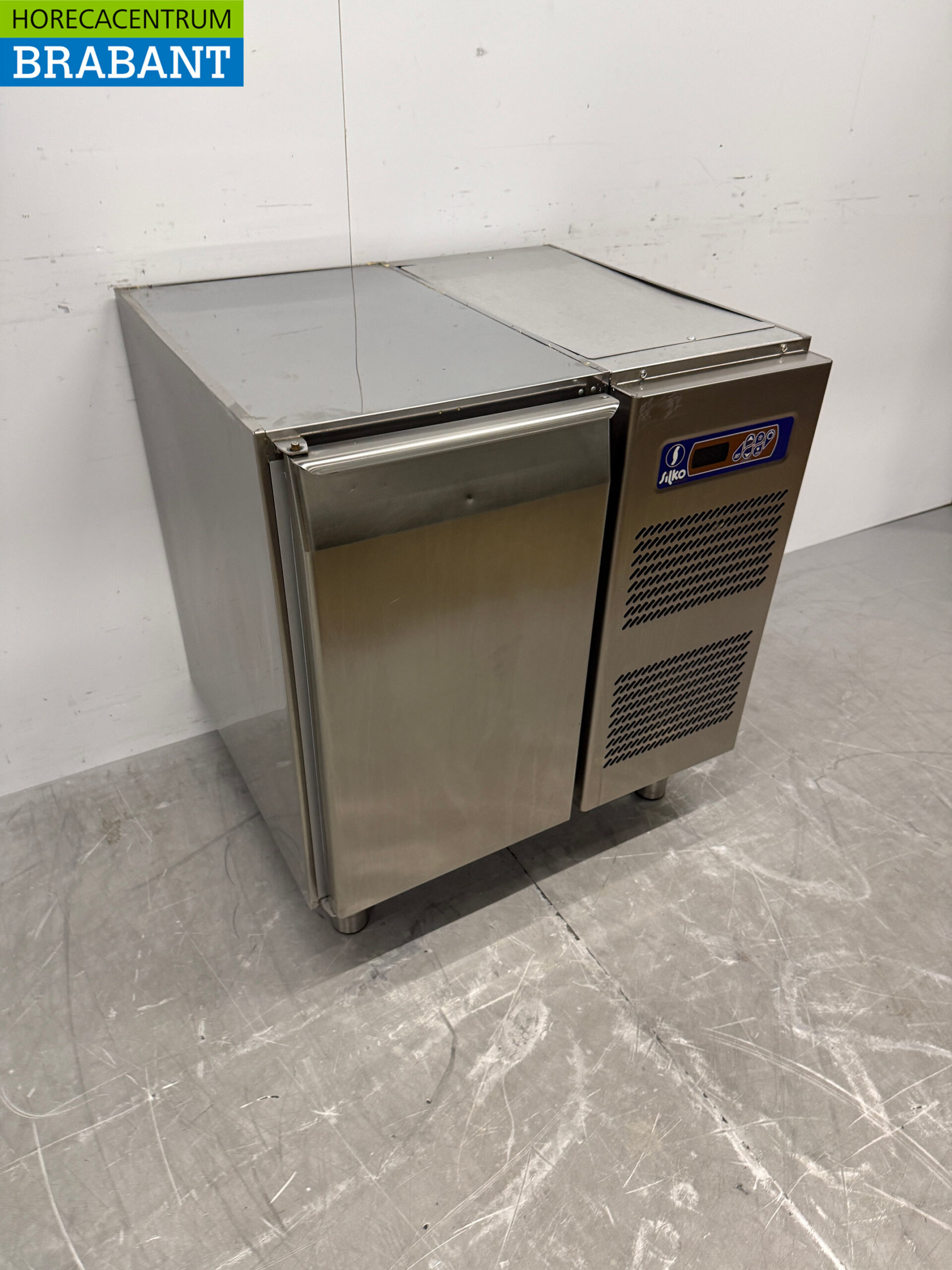 Établi réfrigéré Silko en acier inoxydable 1 porte 76 cm 230V Horeca – Image 3