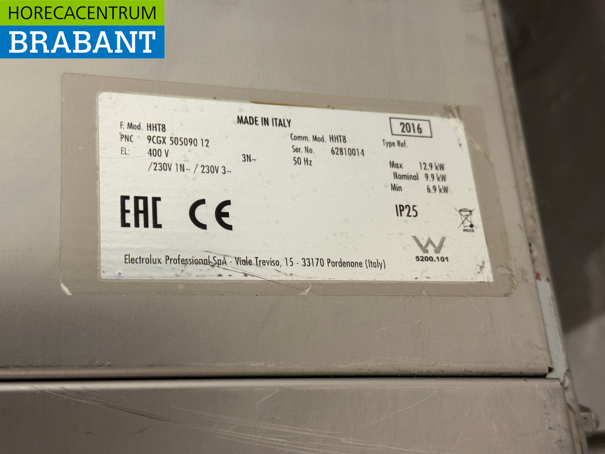 Lave-vaisselle coulissant Zanussi HHT8 en acier inoxydable 400V Restauration – Image 6