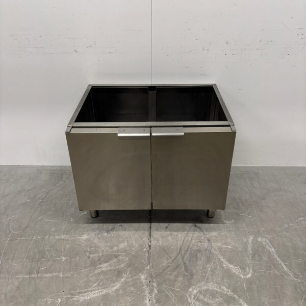 Armoire basse en acier inoxydable 80 x 63,5 x 62,5 Restauration