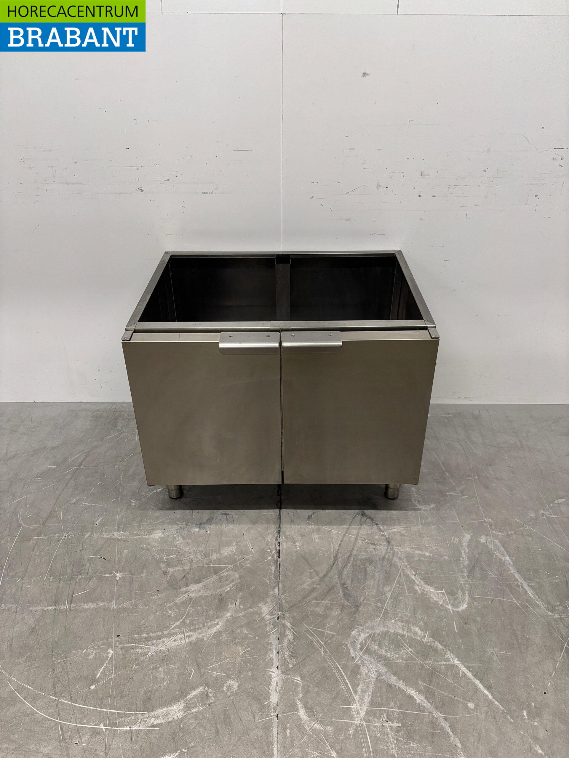 Armoire basse en acier inoxydable 80 x 63,5 x 62,5 Restauration