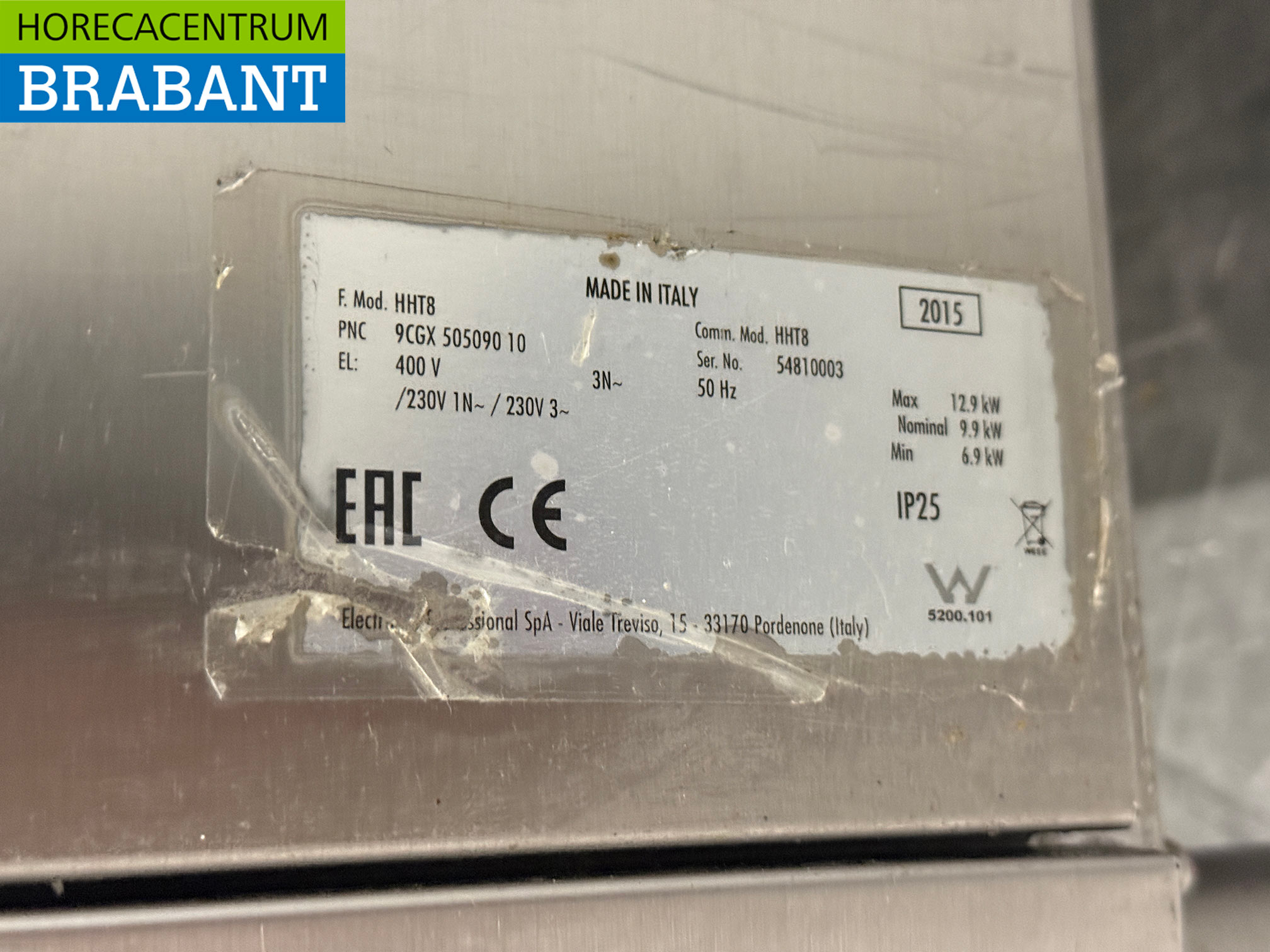 Lave-vaisselle coulissant Zanussi HHT8 en acier inoxydable 400V Restauration – Image 6