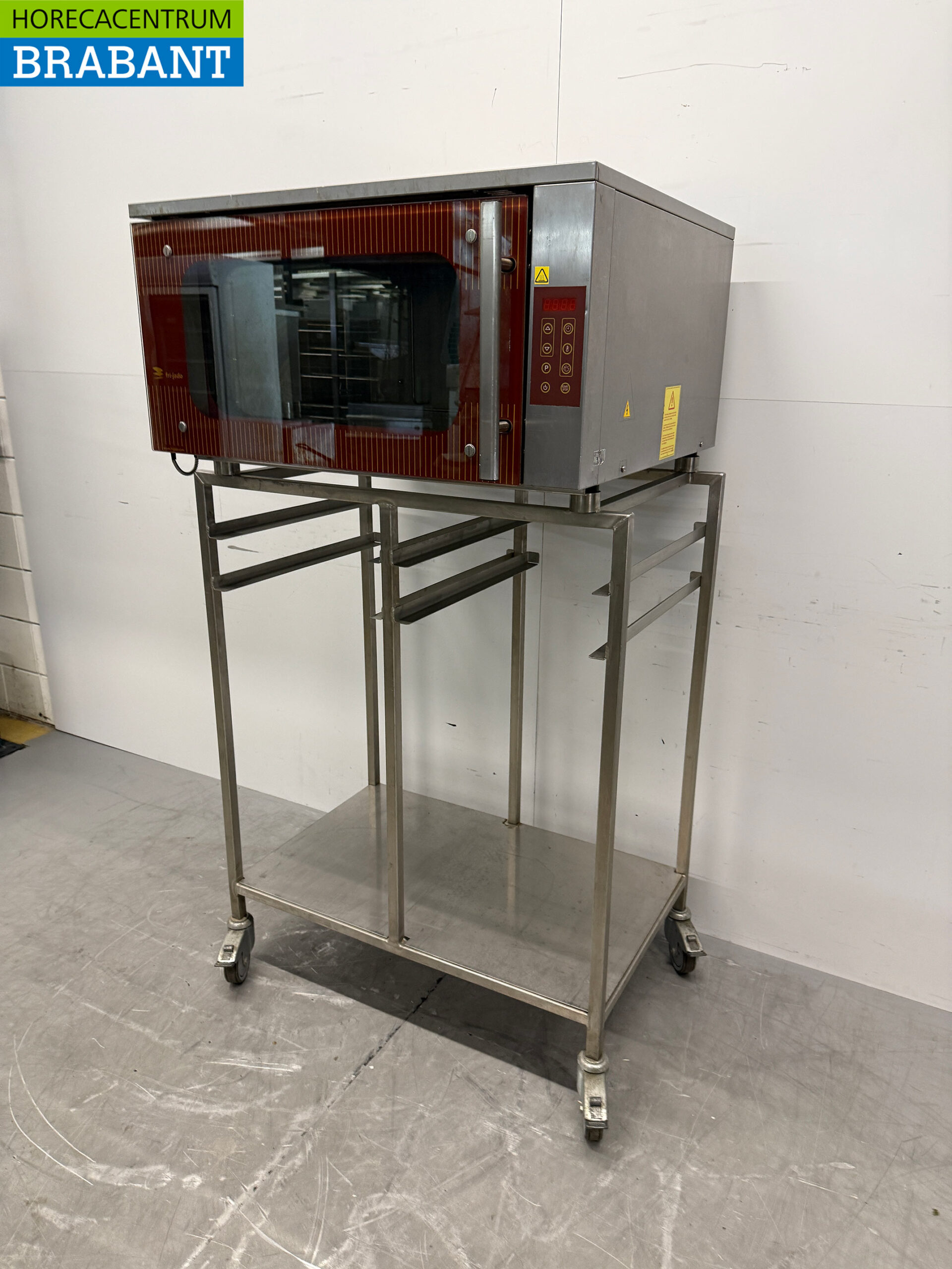 Four à air chaud Fri-Jado en acier inoxydable 3 x 60/40 cm 230V Horeca – Image 2