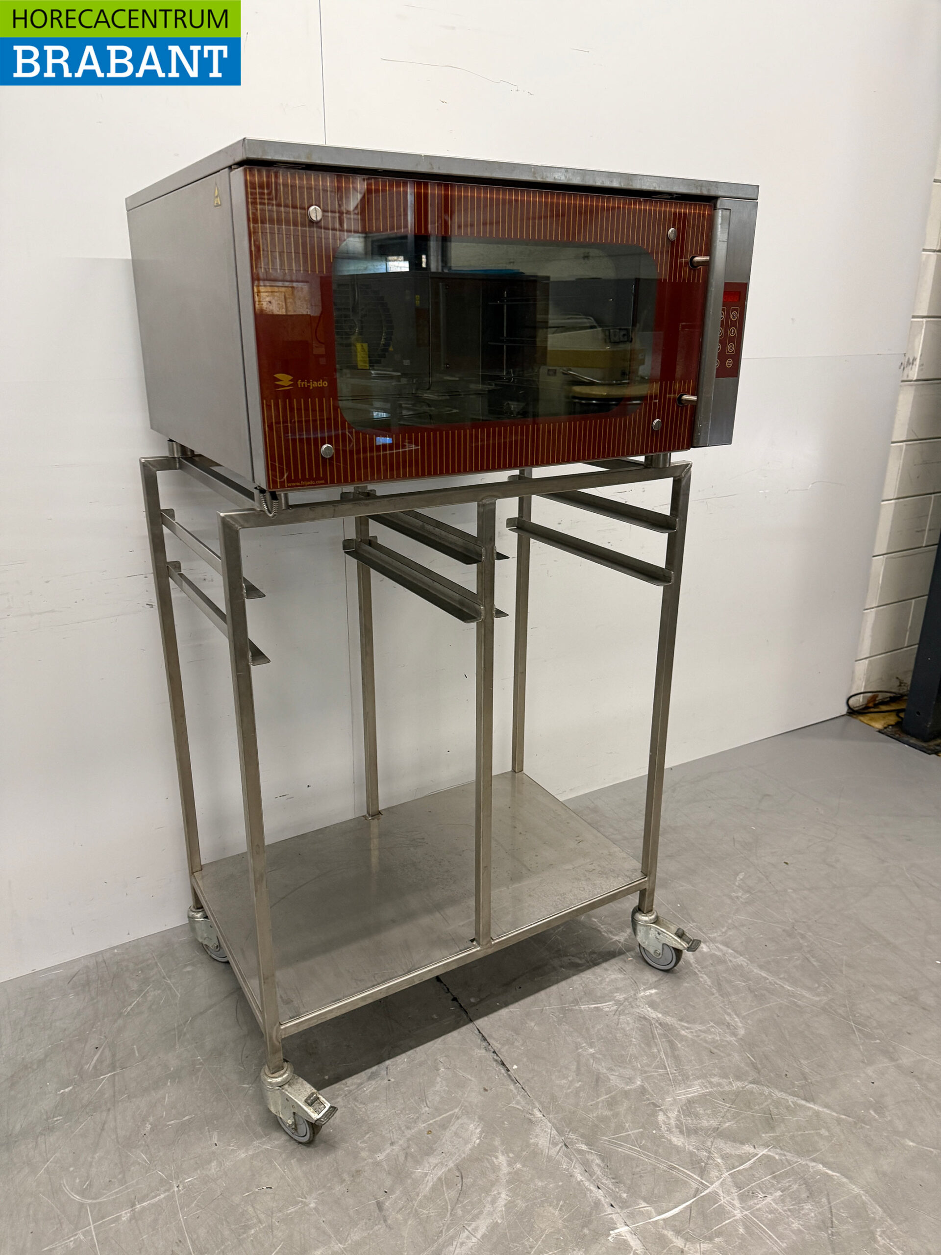 Four à air chaud Fri-Jado en acier inoxydable 3 x 60/40 cm 230V Horeca – Image 3