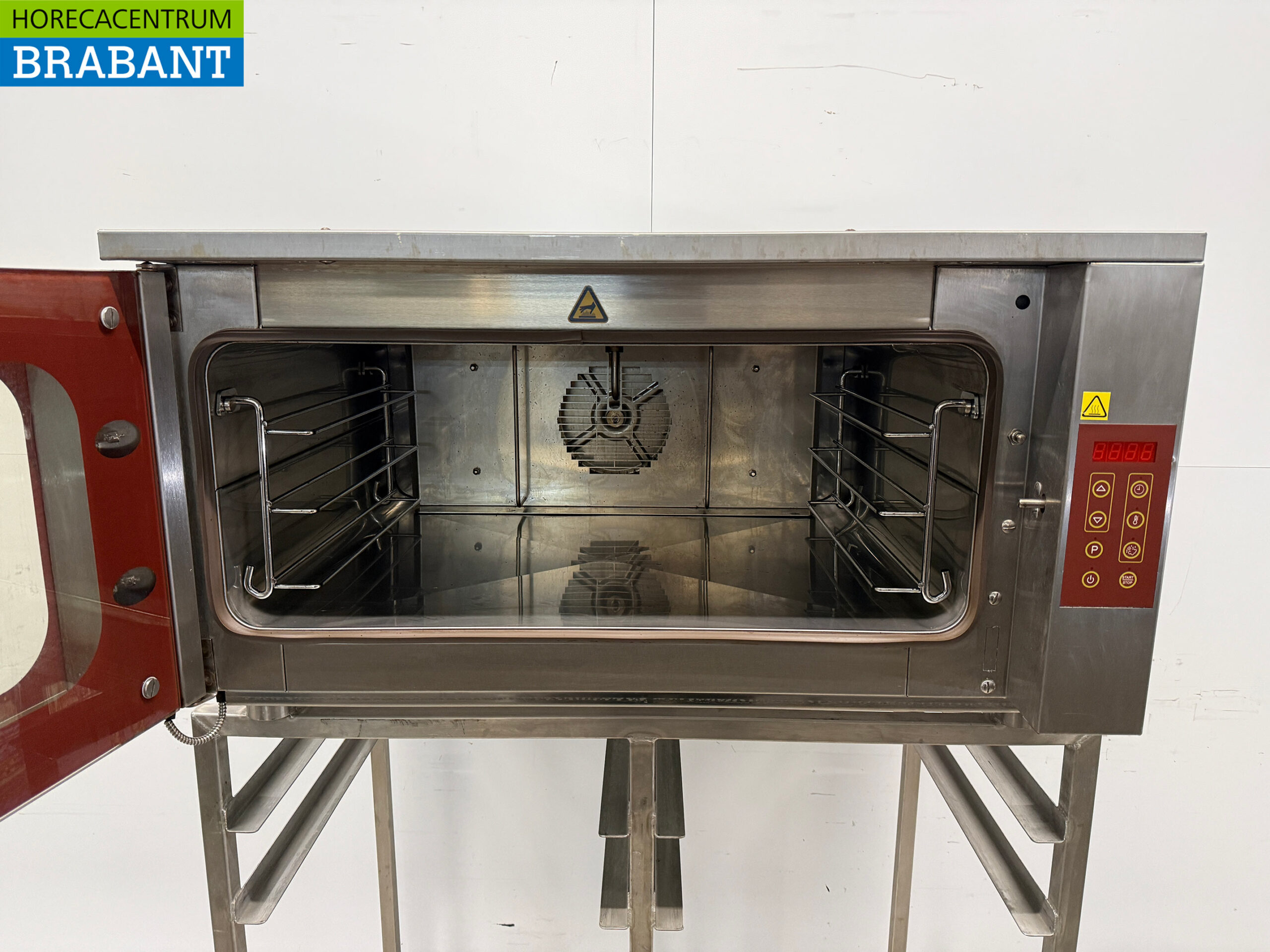 Four à air chaud Fri-Jado en acier inoxydable 3 x 60/40 cm 230V Horeca – Image 4