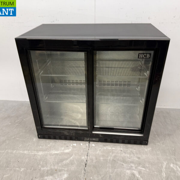 Backbar Bar Cooler Portes coulissantes en verre 218 litres 90 cm 230V Horeca