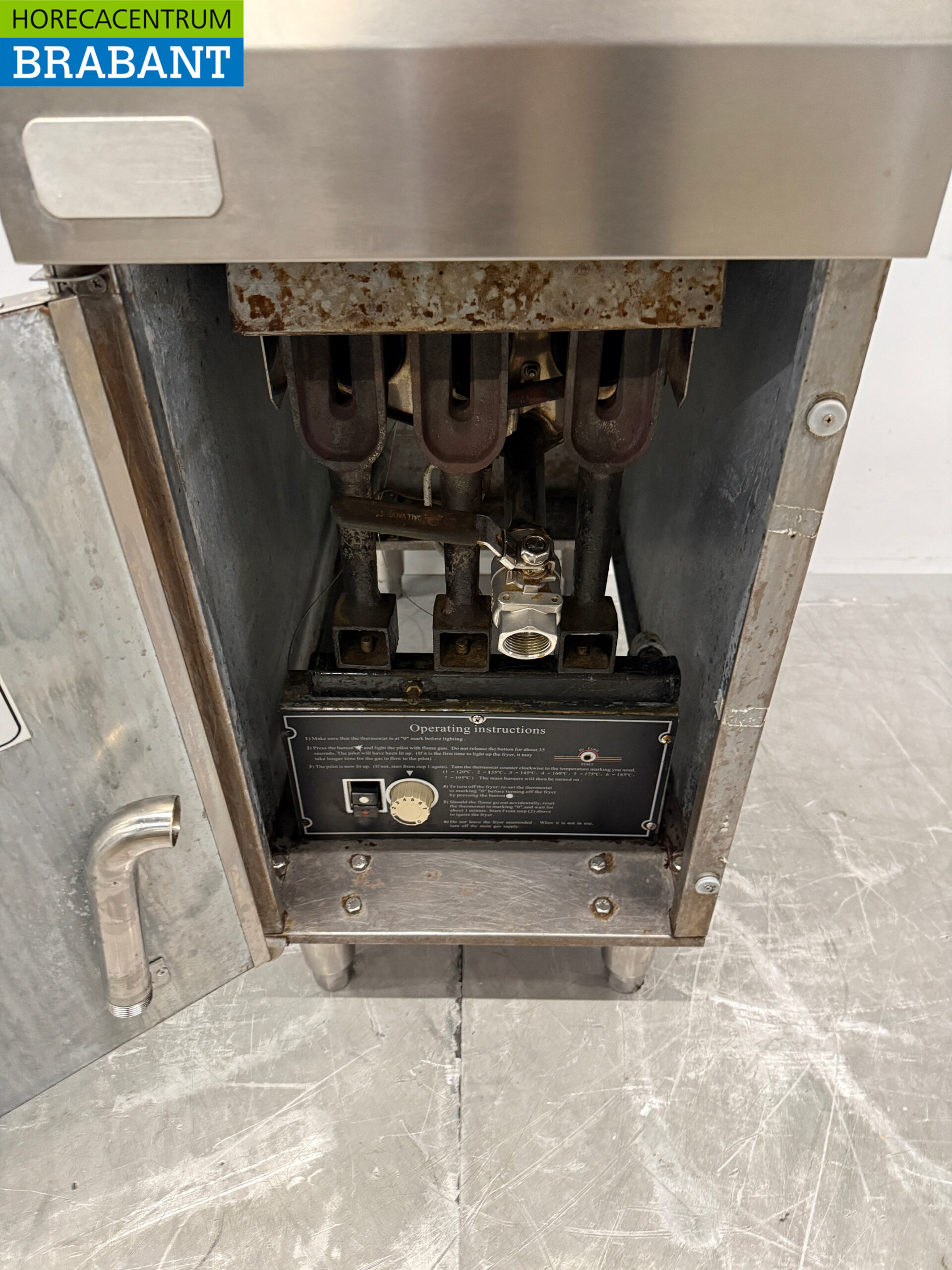 Friteuse Combisteel en acier inoxydable 21 litres GAS Restauration – Image 5