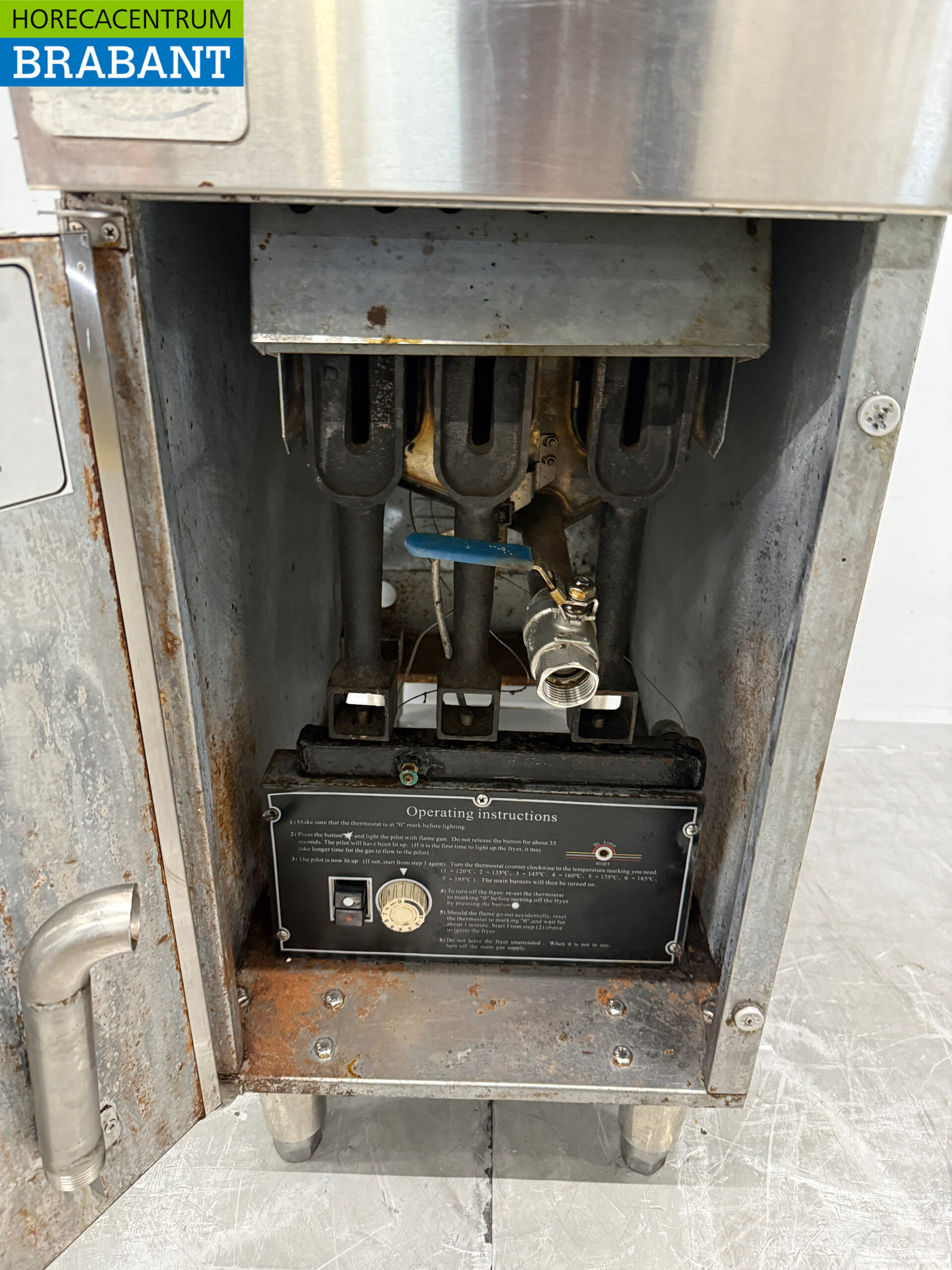 Friteuse Combisteel en acier inoxydable 21 litres GAS Restauration – Image 5