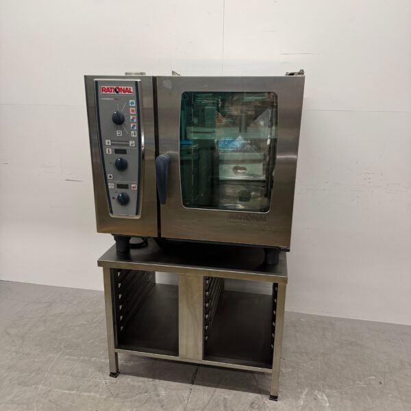 Acier inoxydable Rational Combimaster Plus Combisteamer 6 x 1/1 GN 400V Horeca