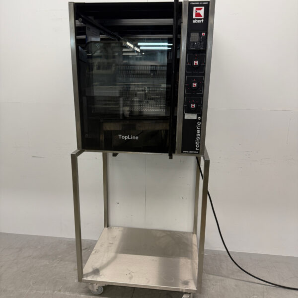Gril à poulet Ubert RT-403 en acier inoxydable 6 paniers 400V Restauration