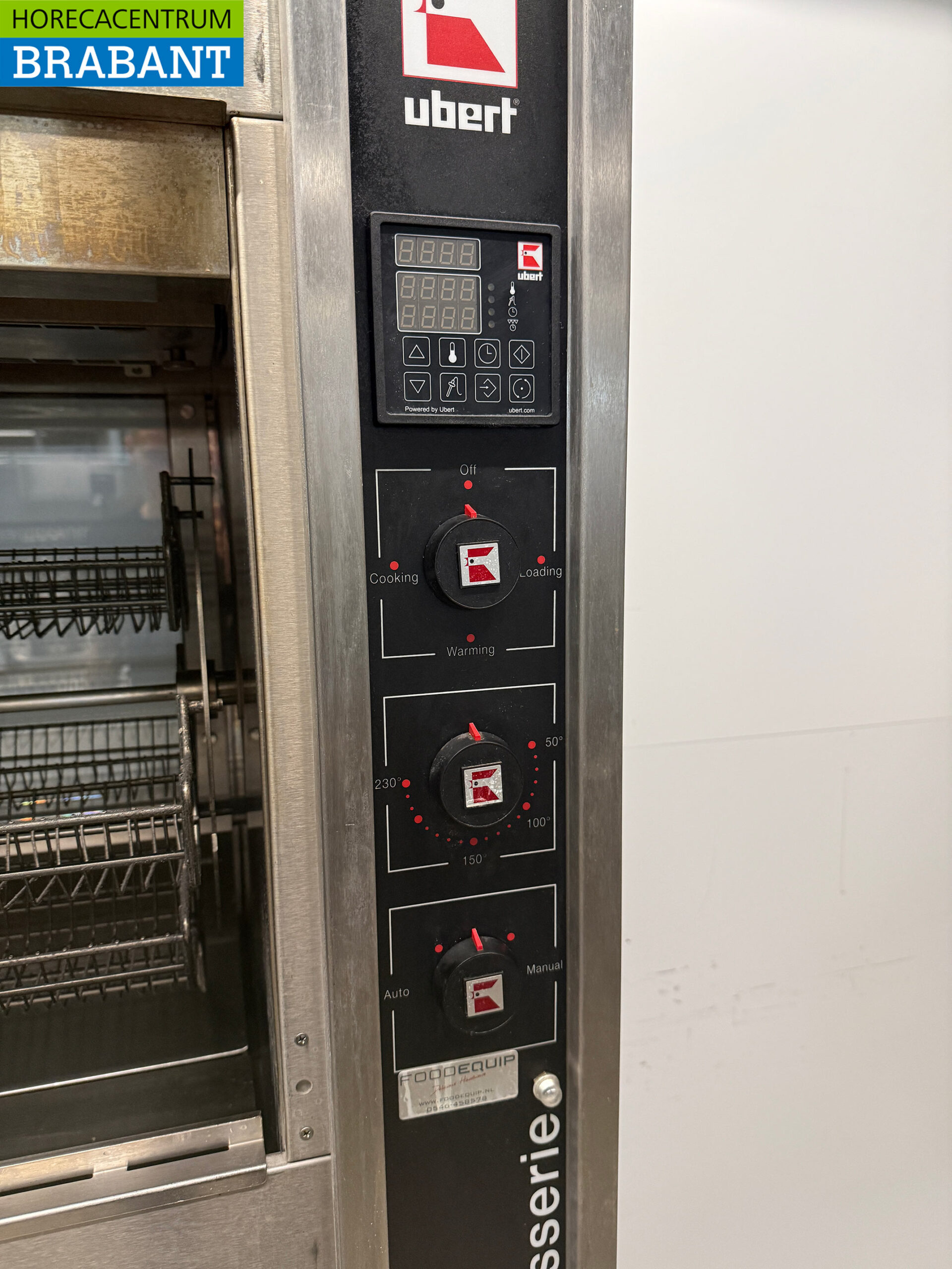 Gril à poulet Ubert RT-403 en acier inoxydable 6 paniers 400V Restauration – Image 5