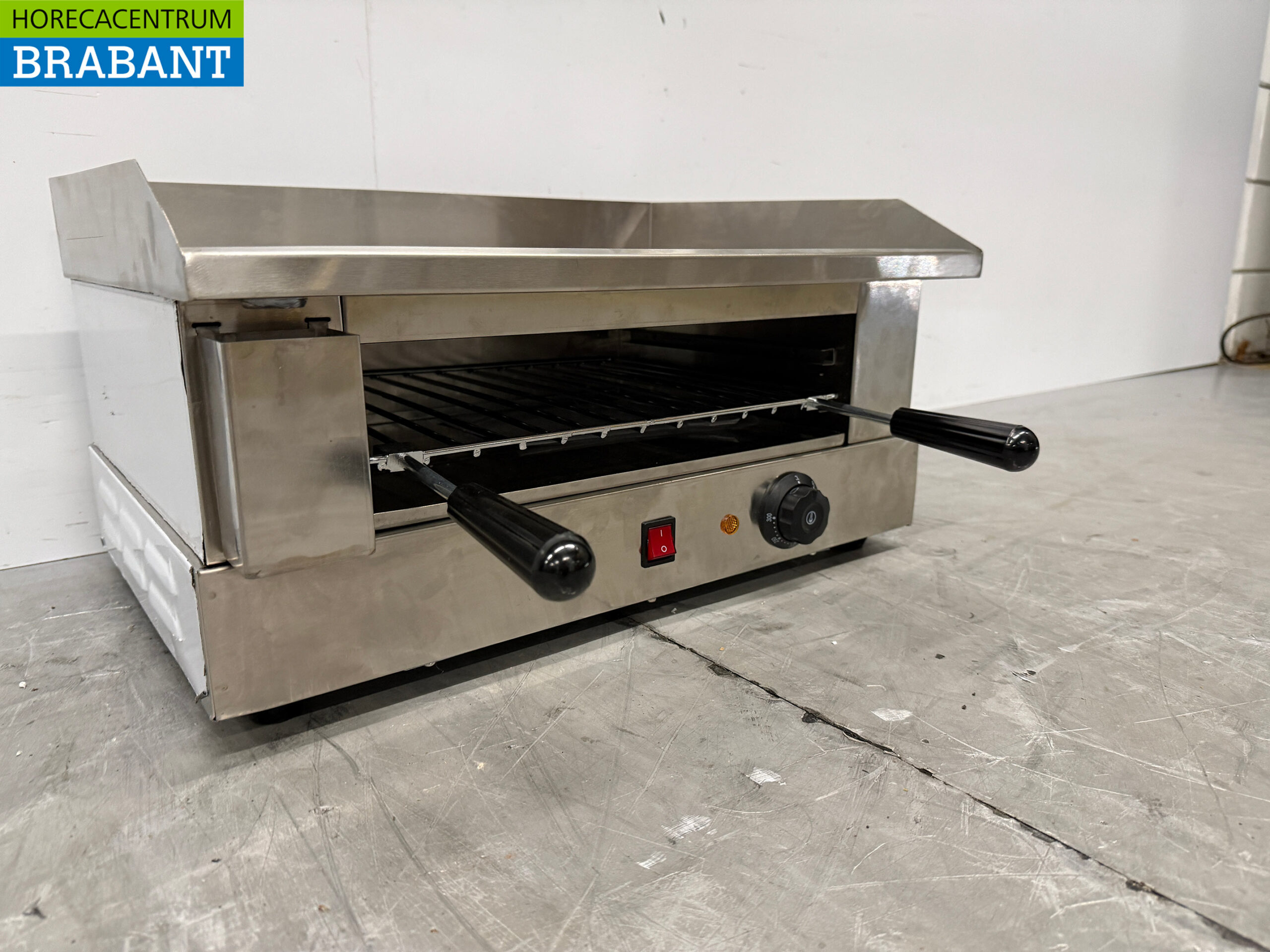HCB plancha en acier inoxydable plancha avec grille salamandre 55 cm 230V Horeca – Image 4