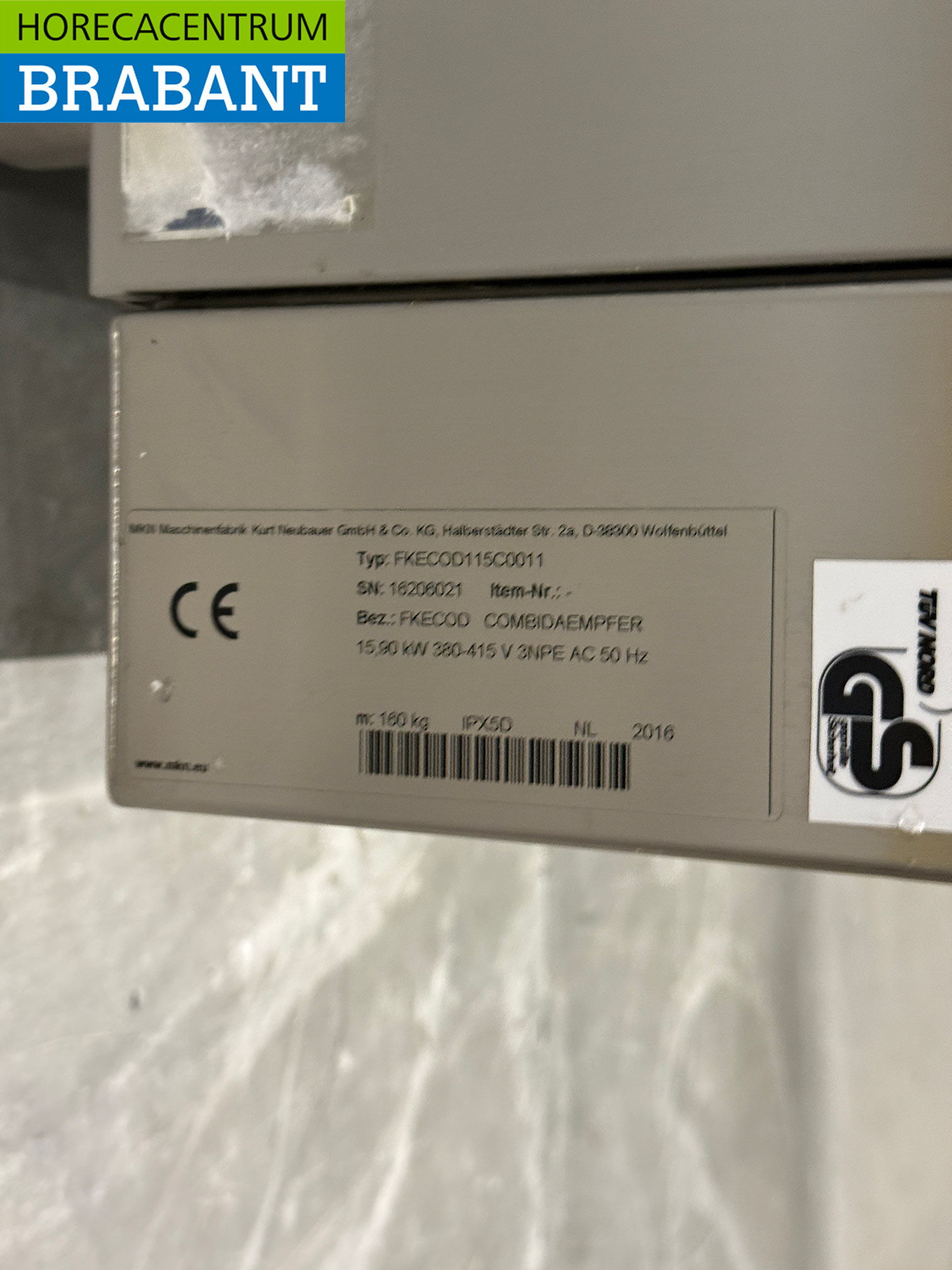 Acier inoxydable MKN Combisteamer 10 x 1/1 GN 400V Horeca – Image 7